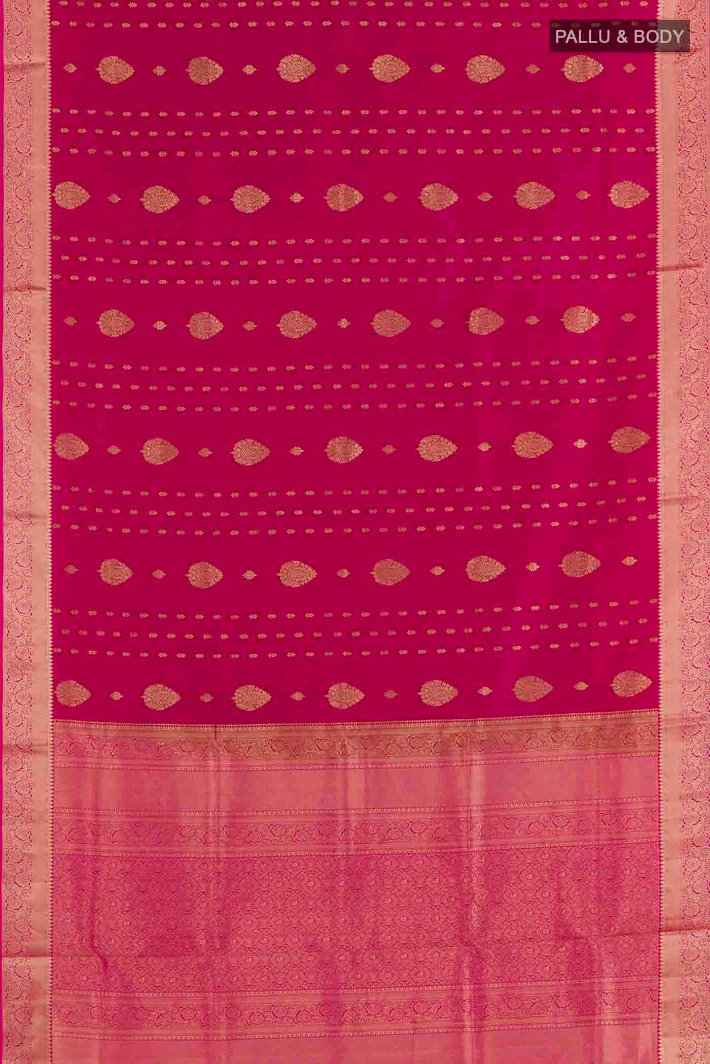 Pink Soft Silk Saree - Image 5