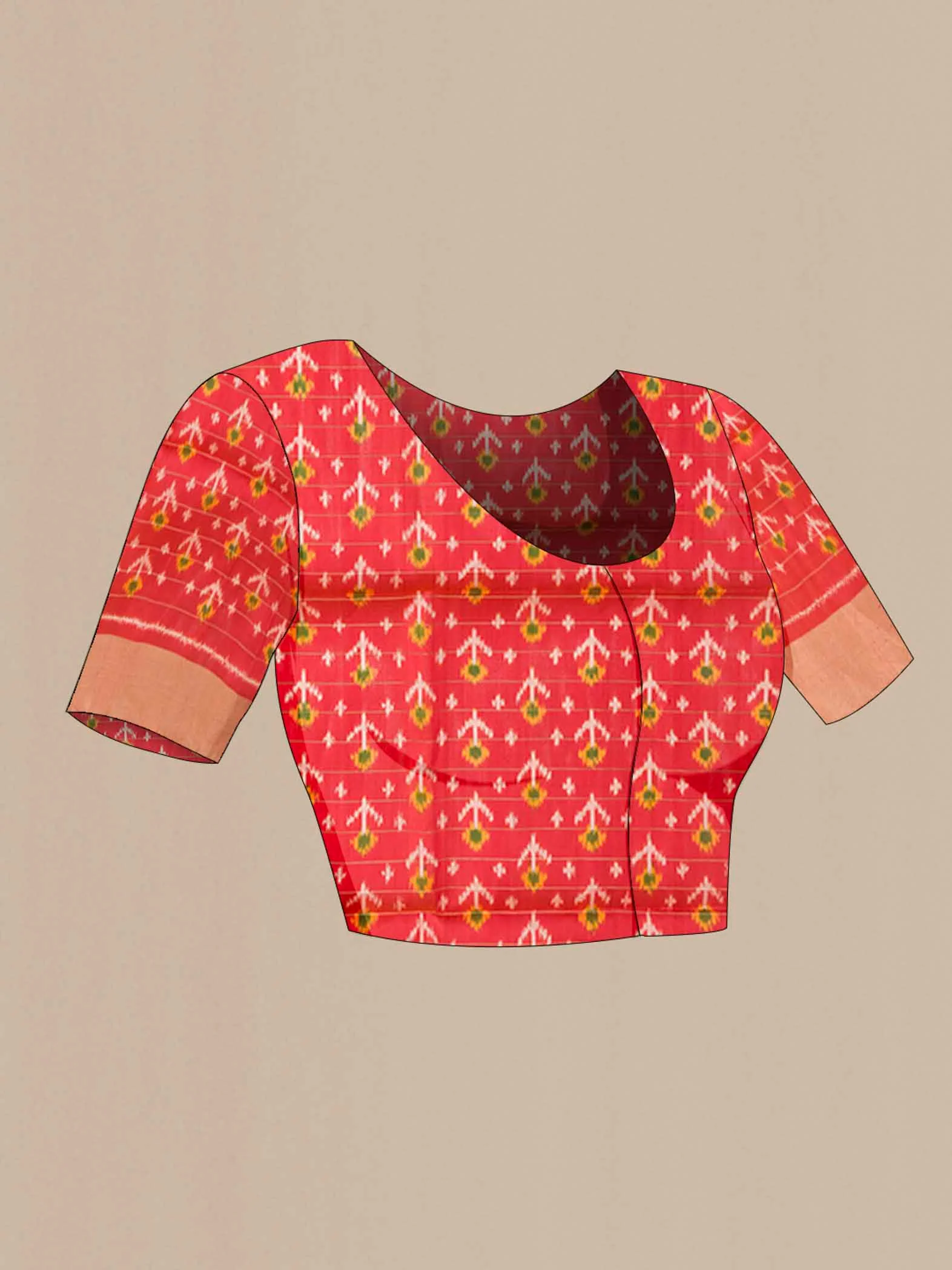 Pink Soft Silk Saree - Image 4