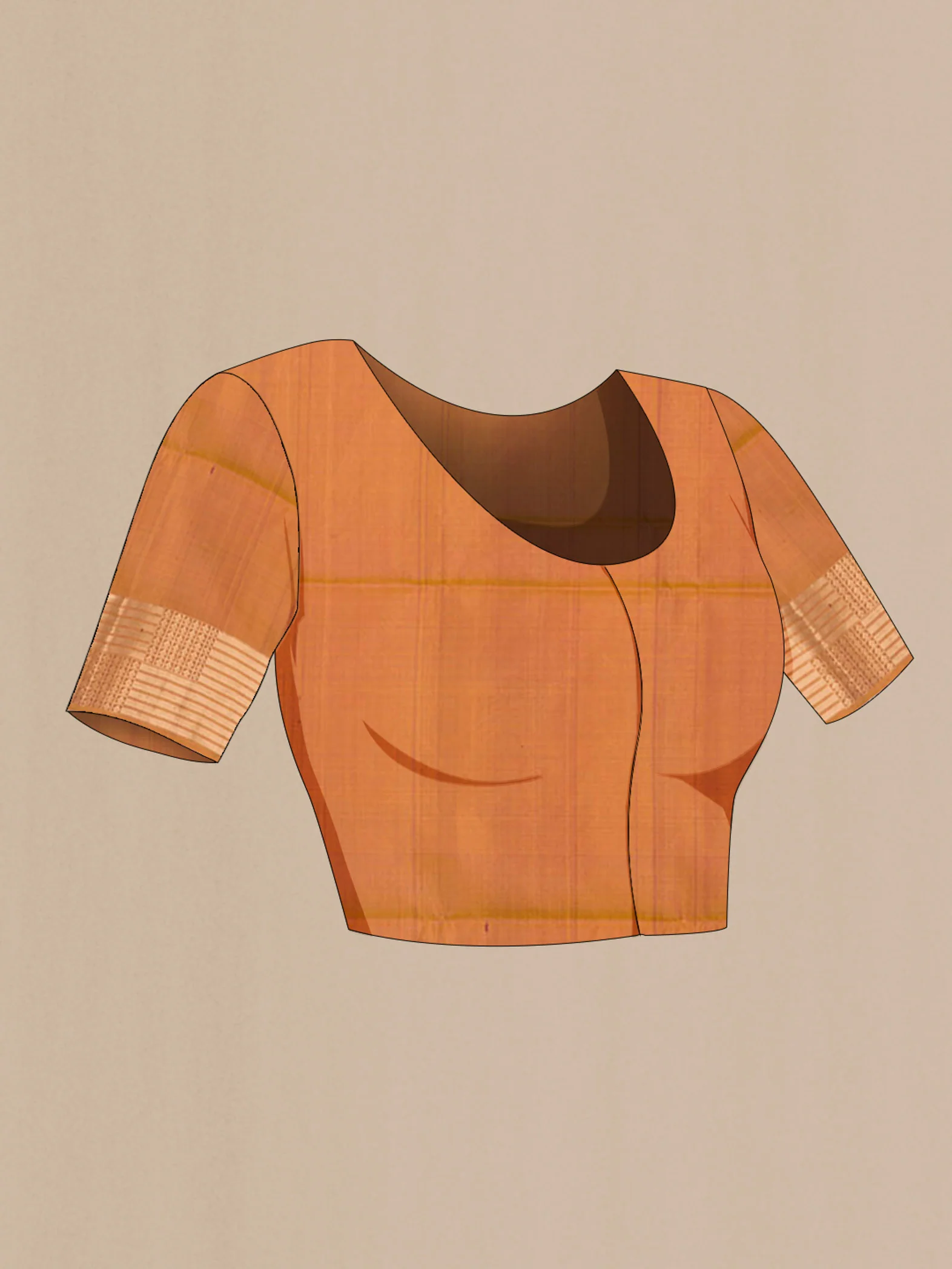 Magenta Soft Silk Saree - Image 4
