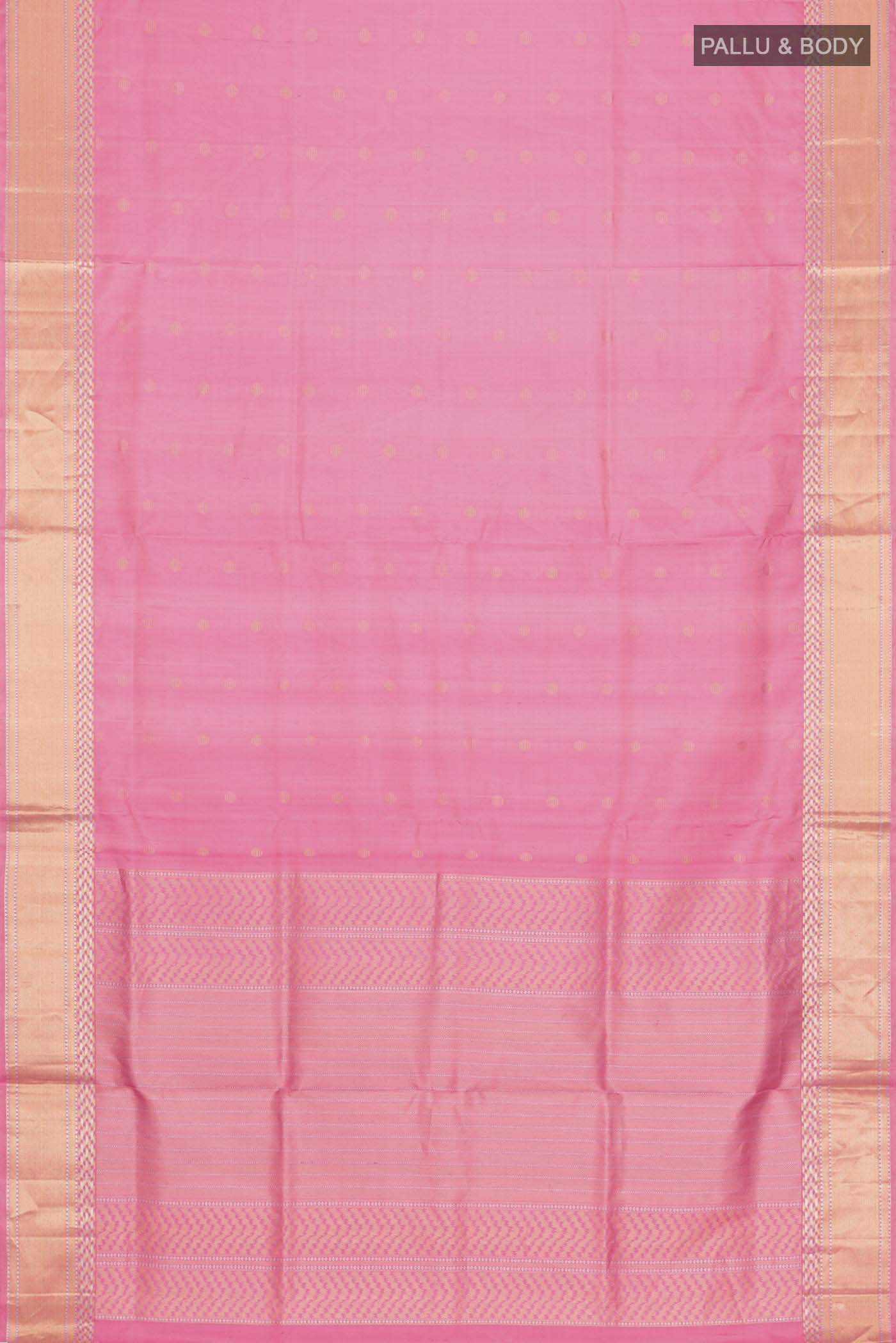 Pink Soft Silk Saree - Image 5