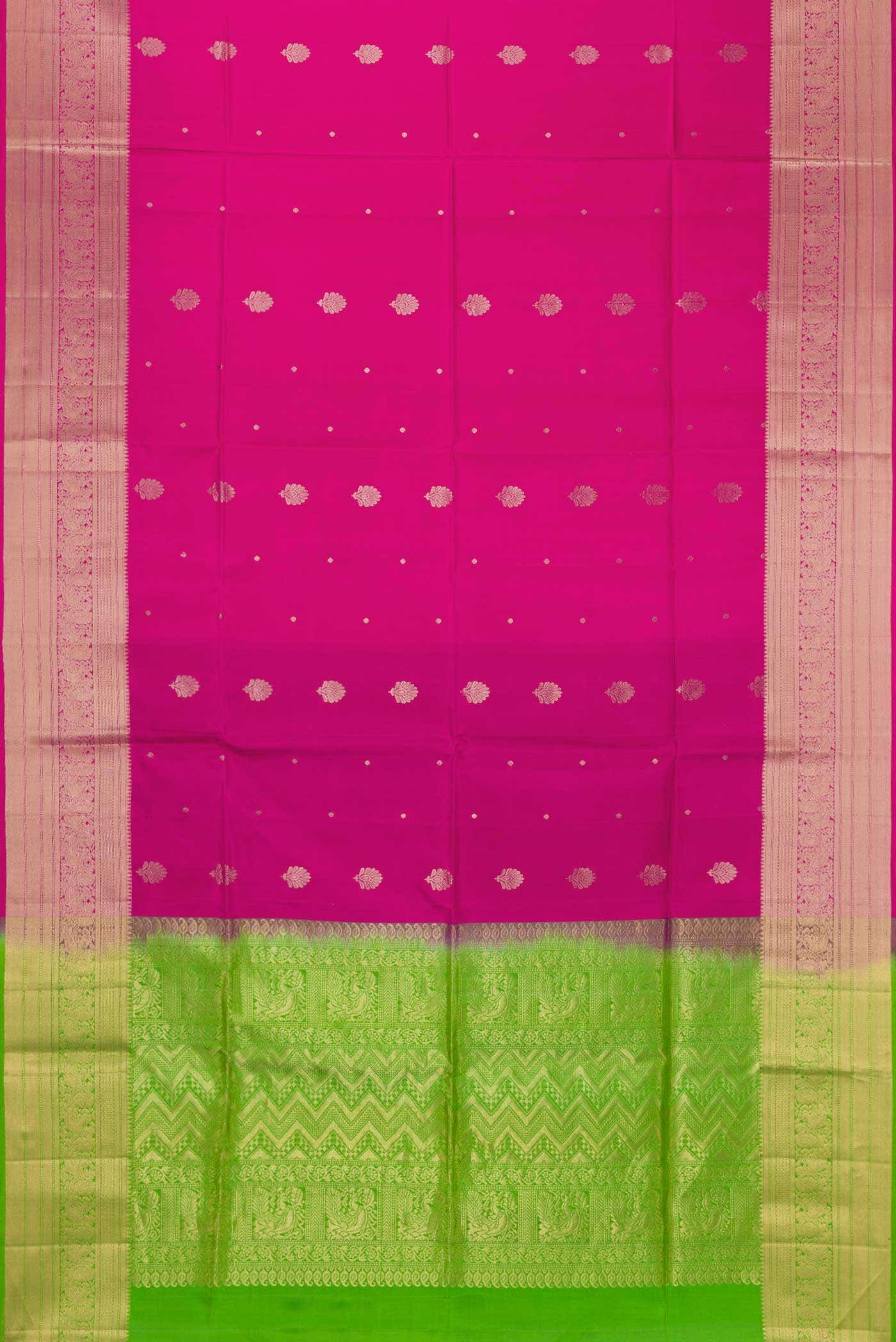 Pink Soft Silk Saree - Image 4