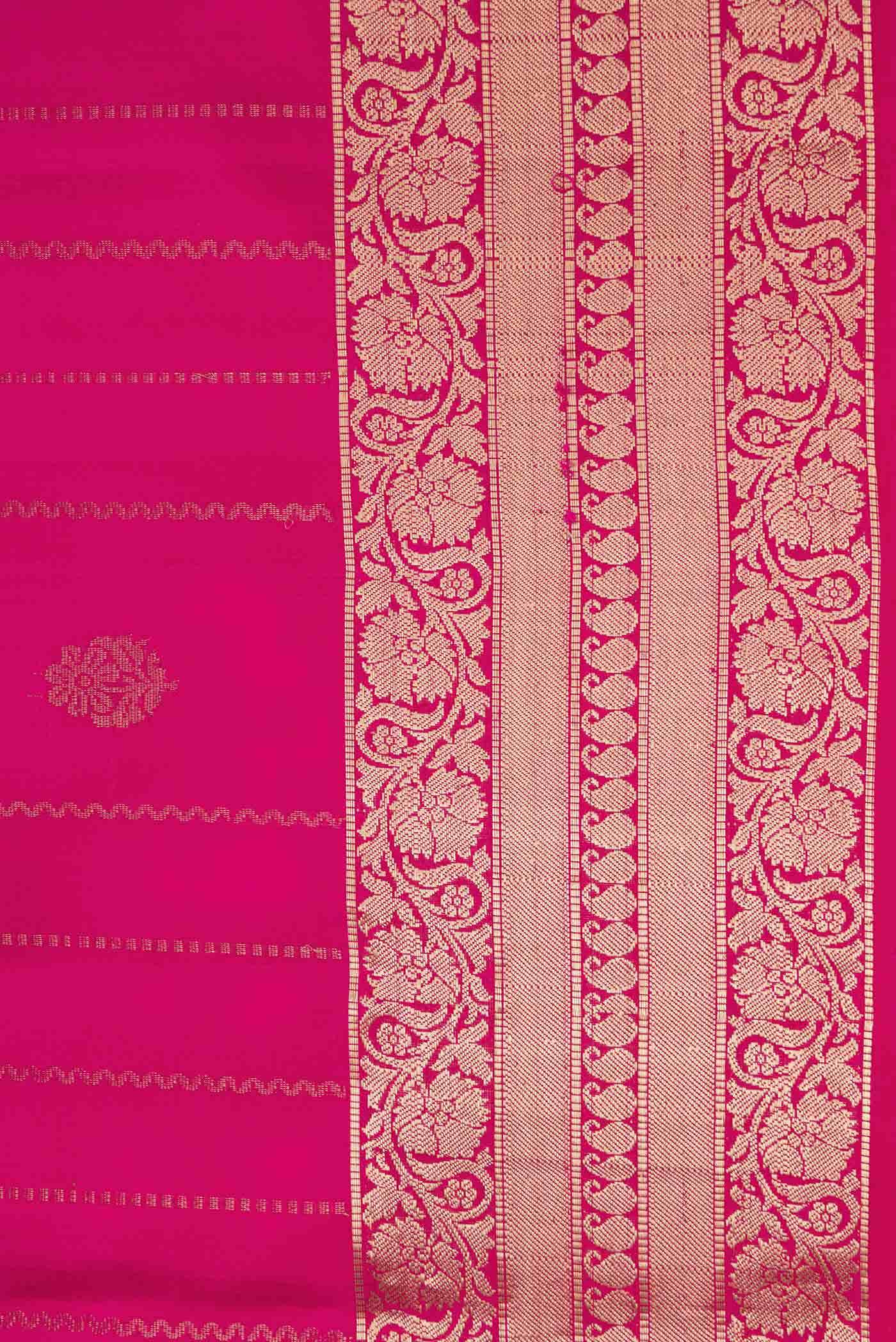 Pink Soft Silk Saree - Image 5