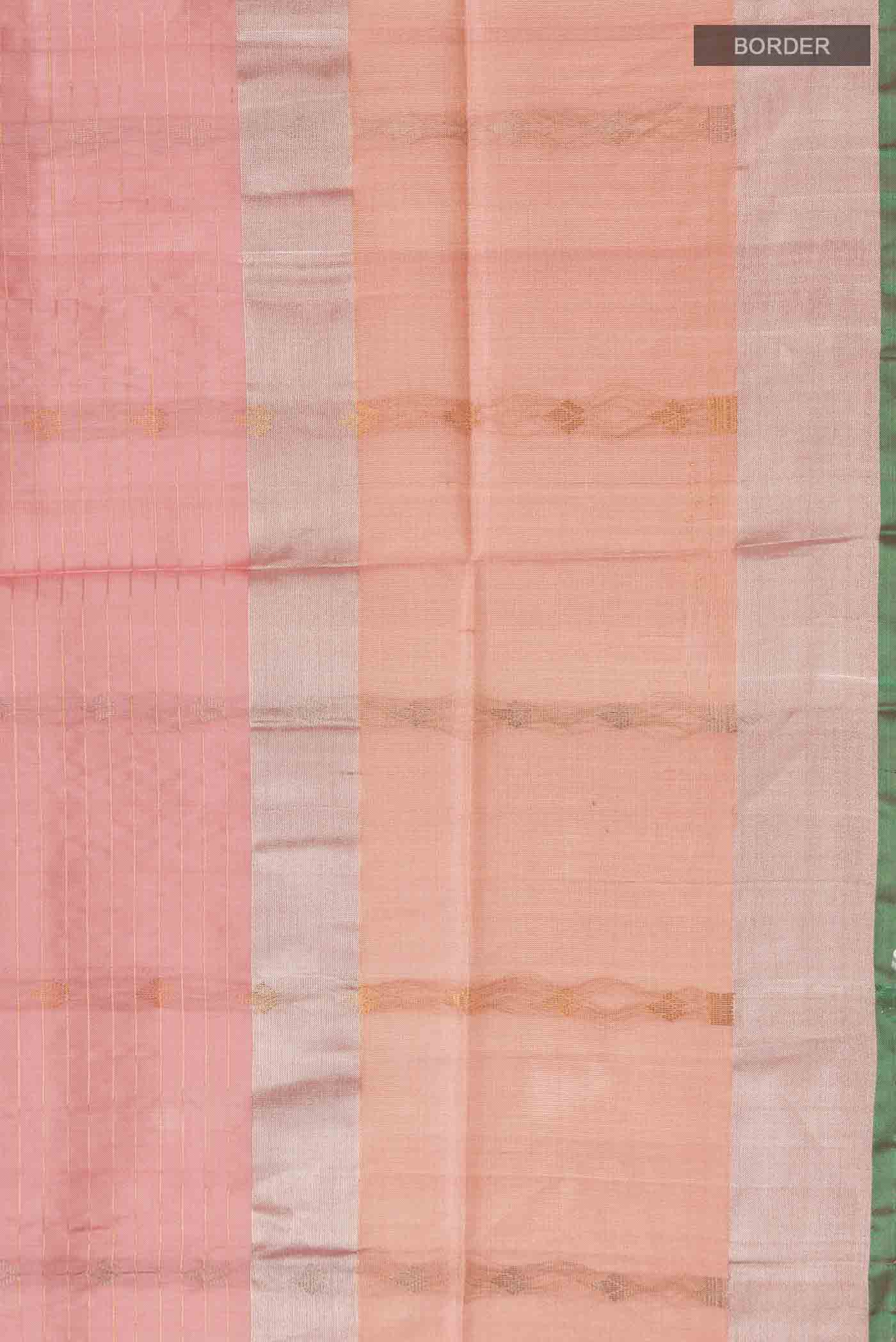 Pink Uppada Silk Saree - Image 3