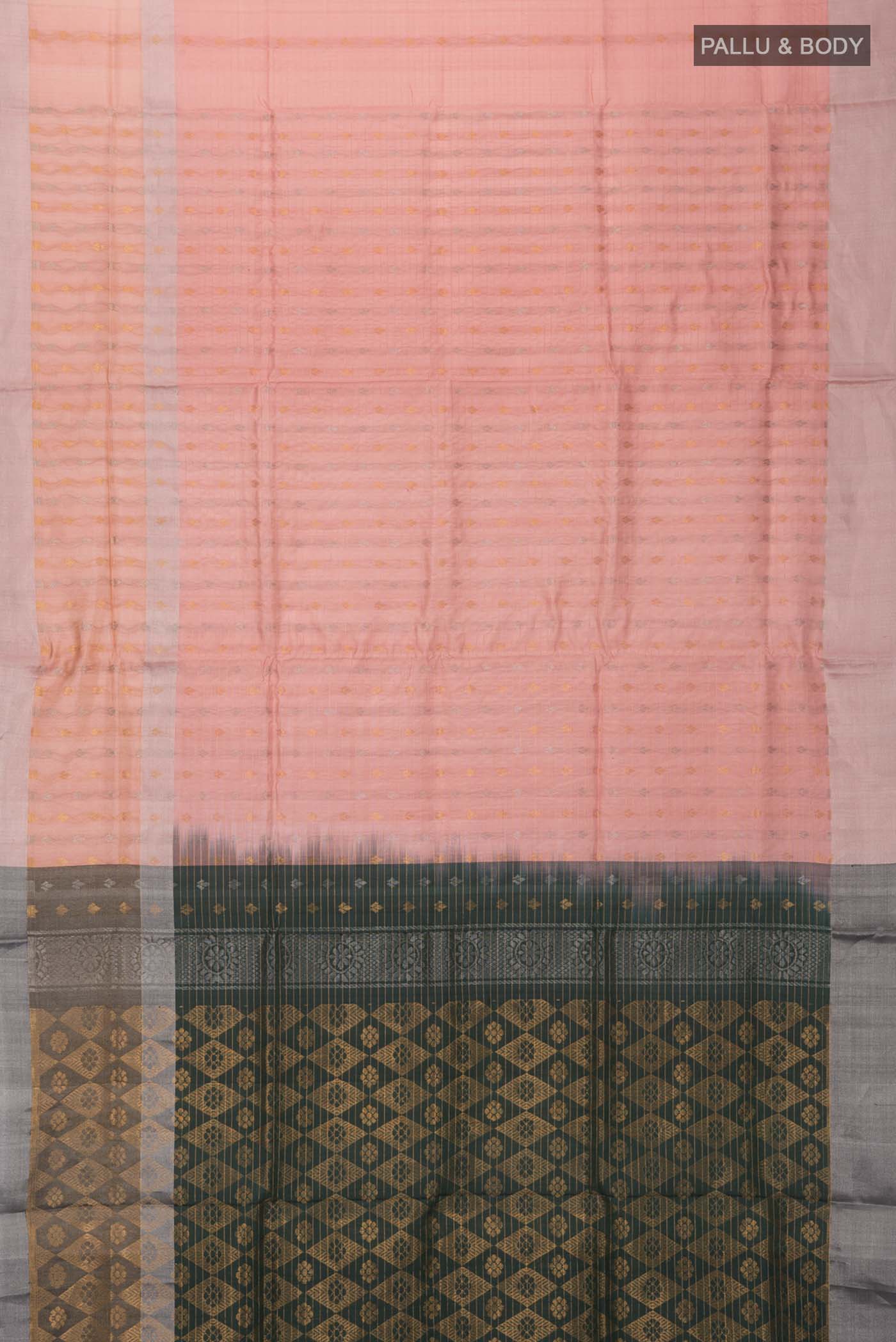 Pink Uppada Silk Saree - Image 5