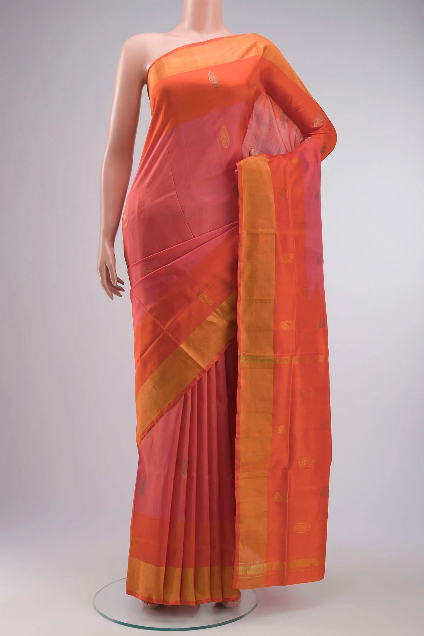 Pink Uppada Silk Saree