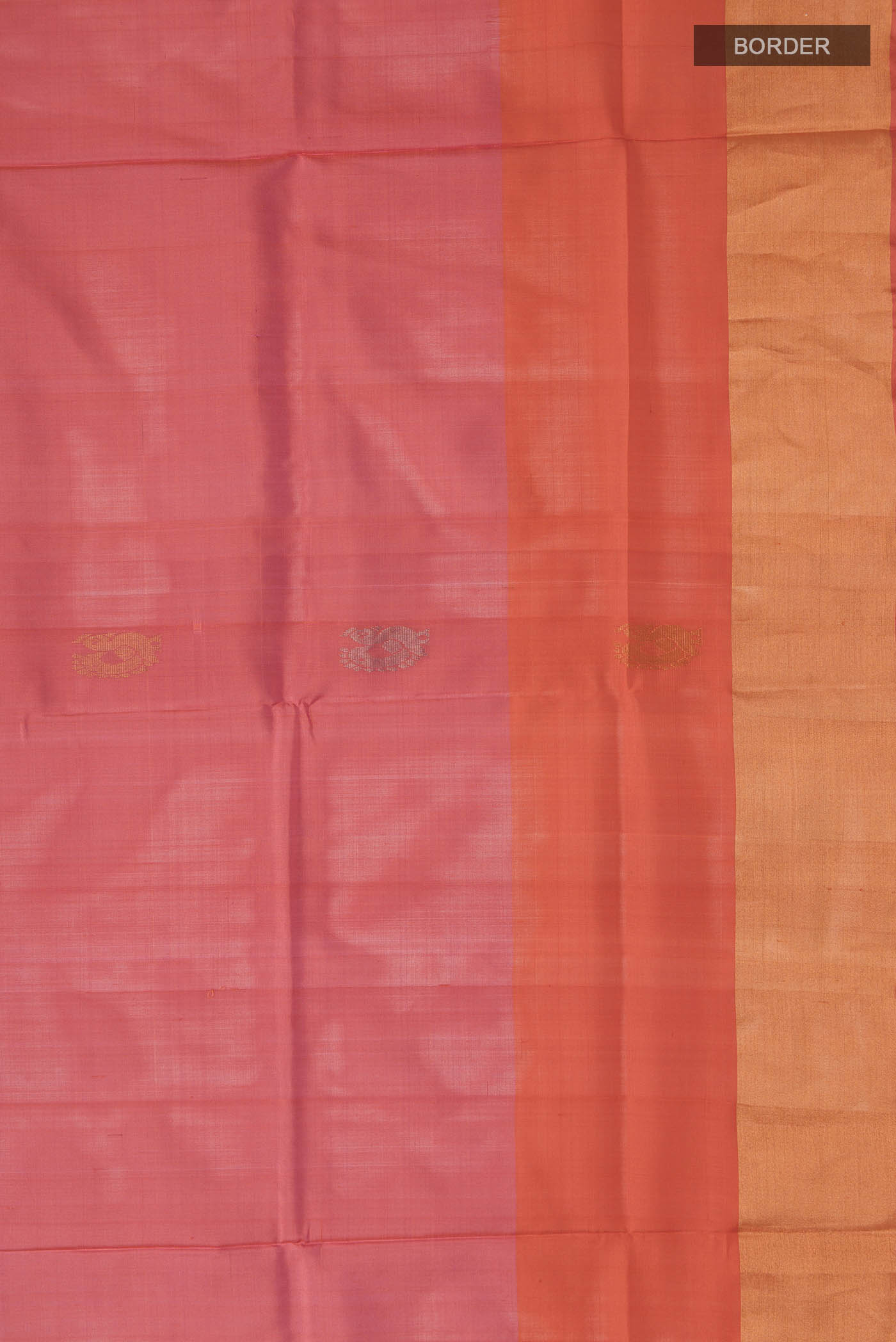 Pink Uppada Silk Saree - Image 3