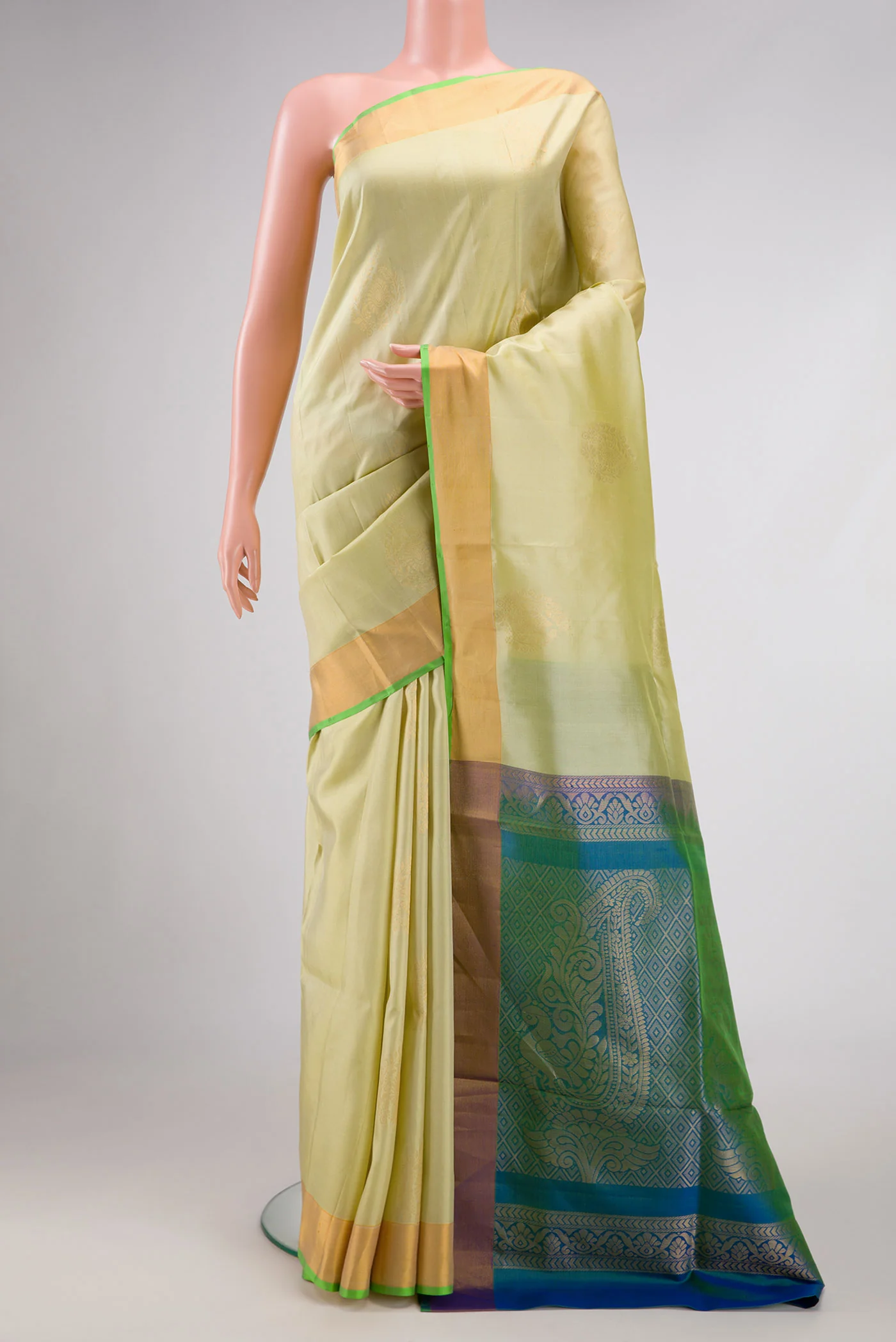 Cream Soft Silk Saree