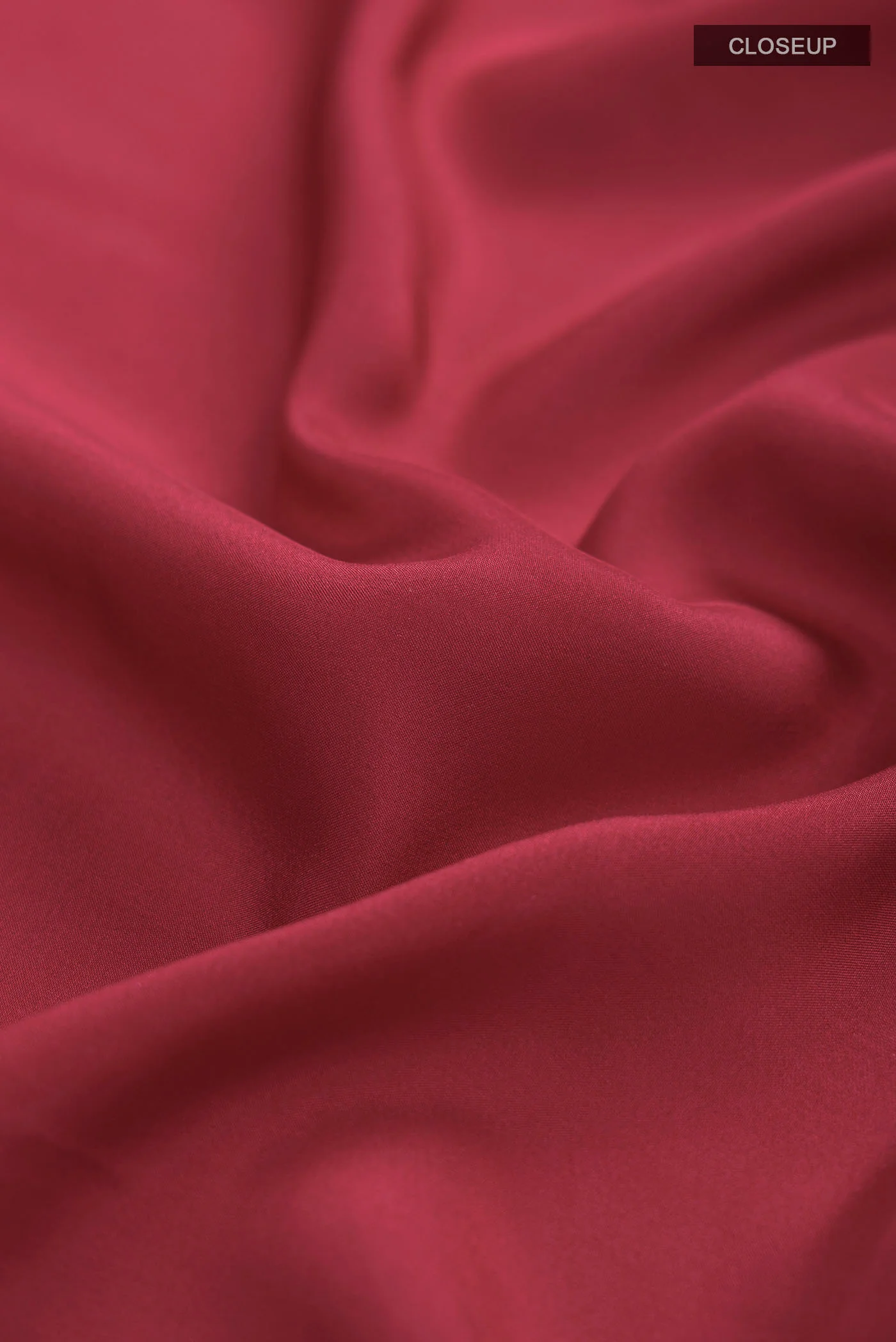 Pure Silk Pure Zari Maroon Mysore Crepe Saree - Image 2