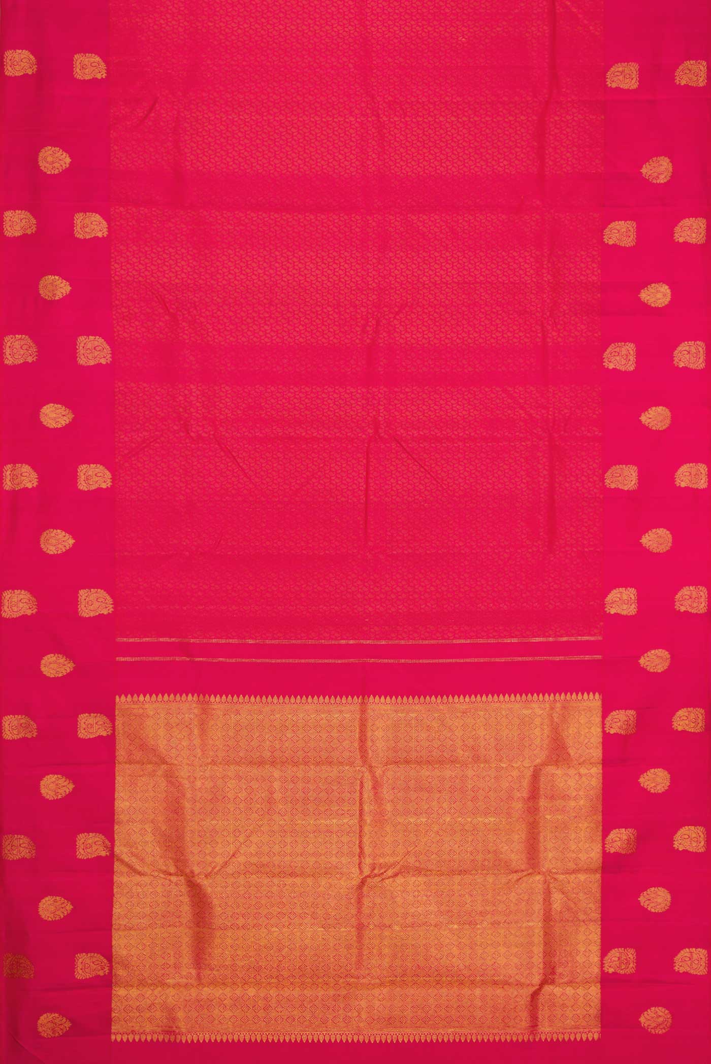Pink Kanjivaram Silk Saree - Image 6