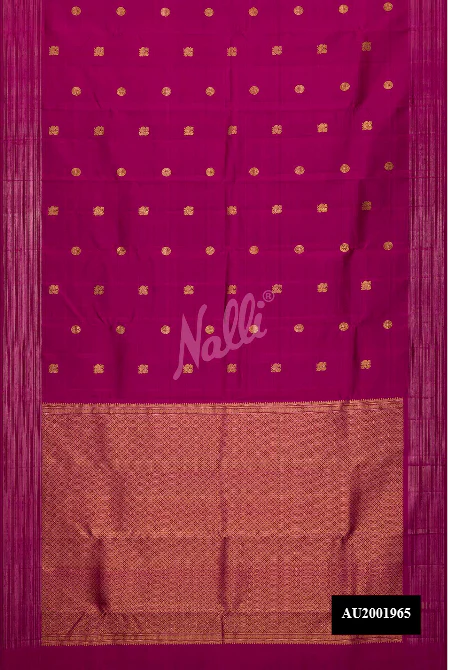Purple Dual Tone Kanchipuram Silk Saree