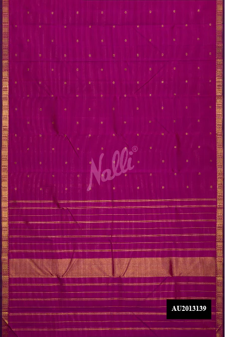 Purple Dual Tone Kanchipuram Silk Saree