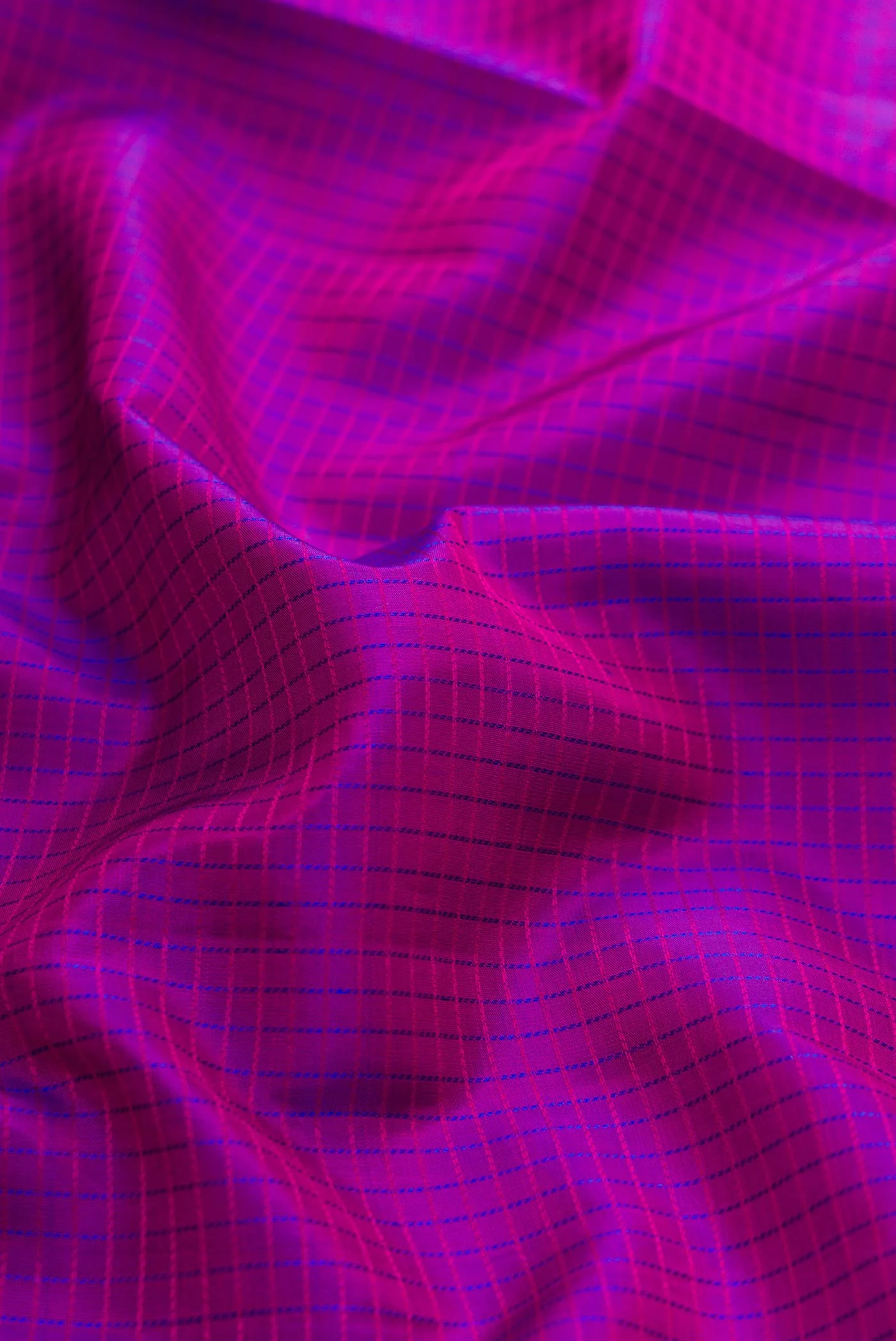 Purple Dual Tone Kanchipuram Silk Saree - Image 2