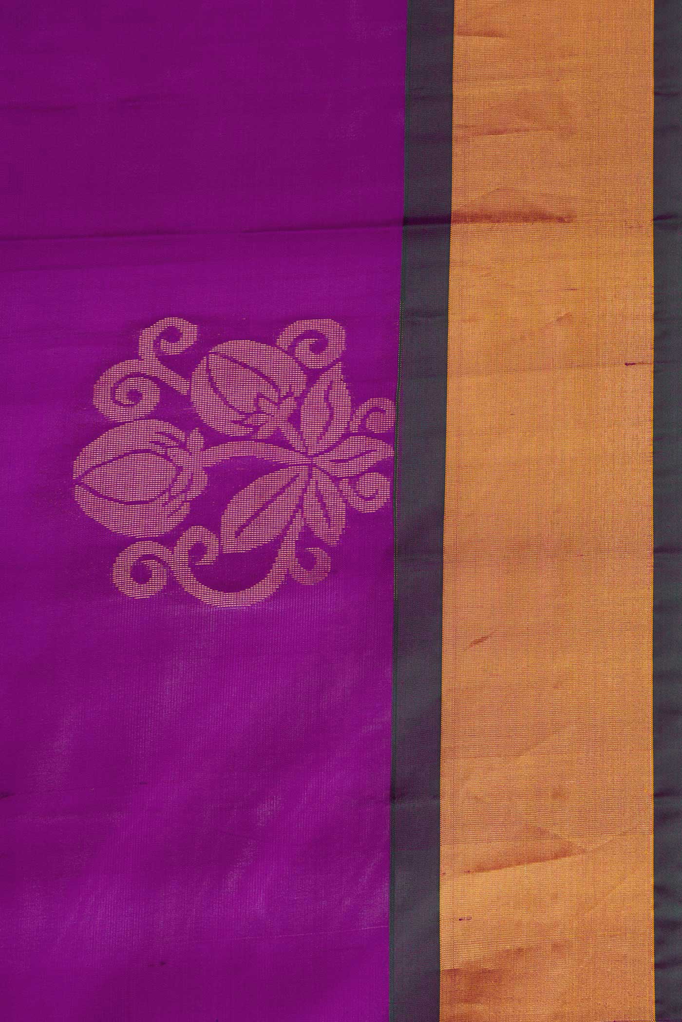 Purple Soft Silk Saree - Image 3