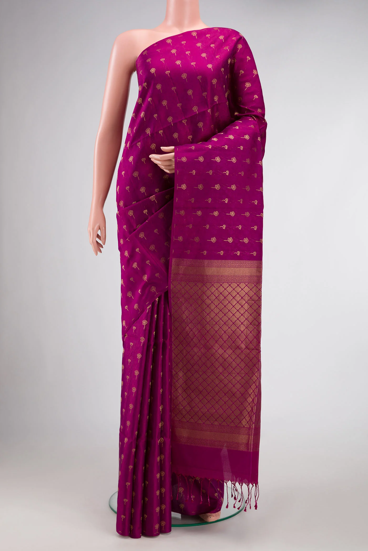 Purple Soft Silk Saree