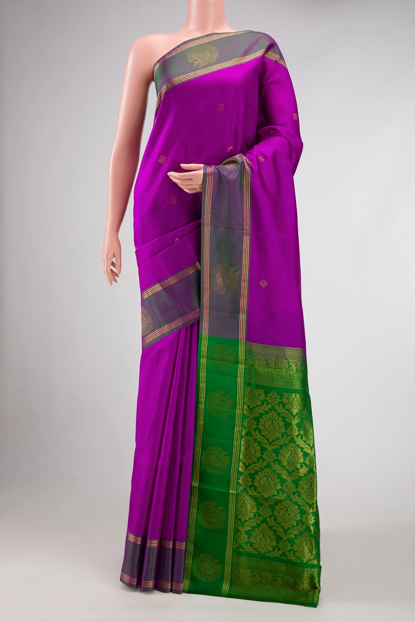 Purple Soft Silk Saree