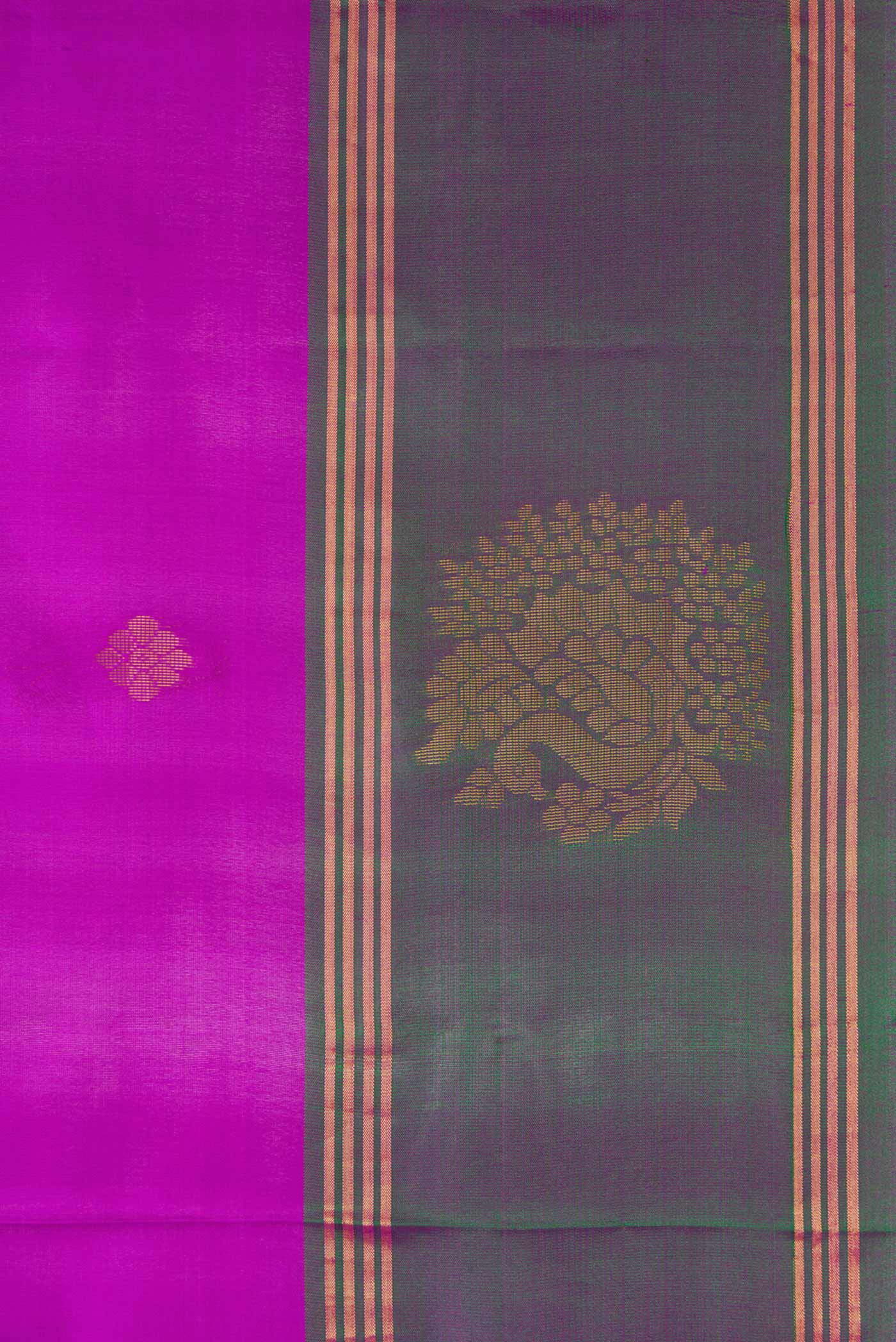 Purple Soft Silk Saree - Image 3
