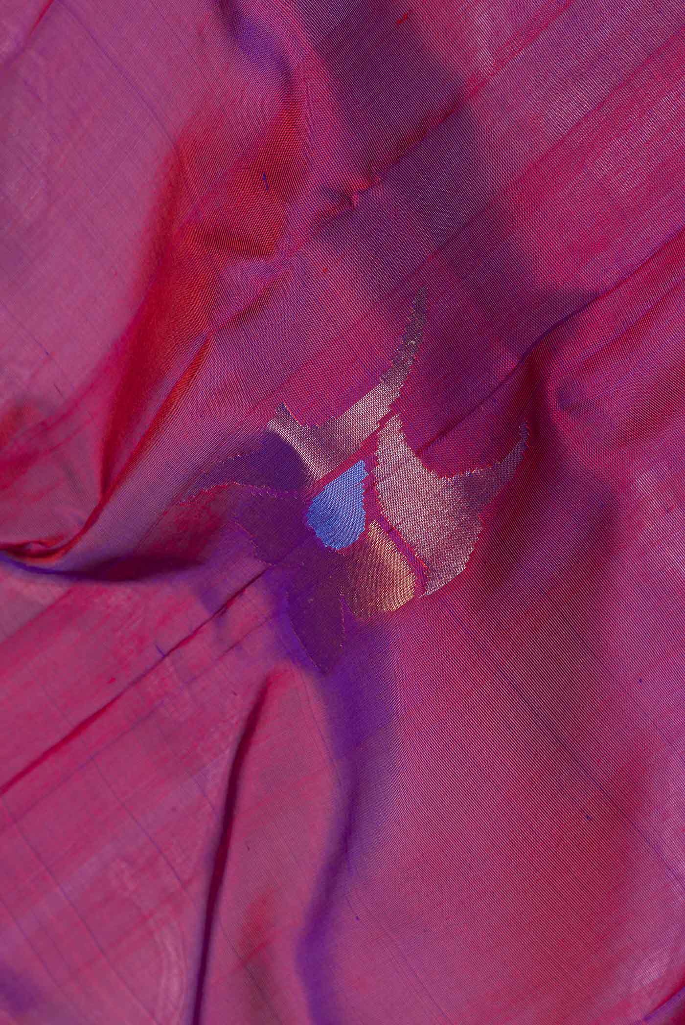 Purple Uppada Silk Saree - Image 2