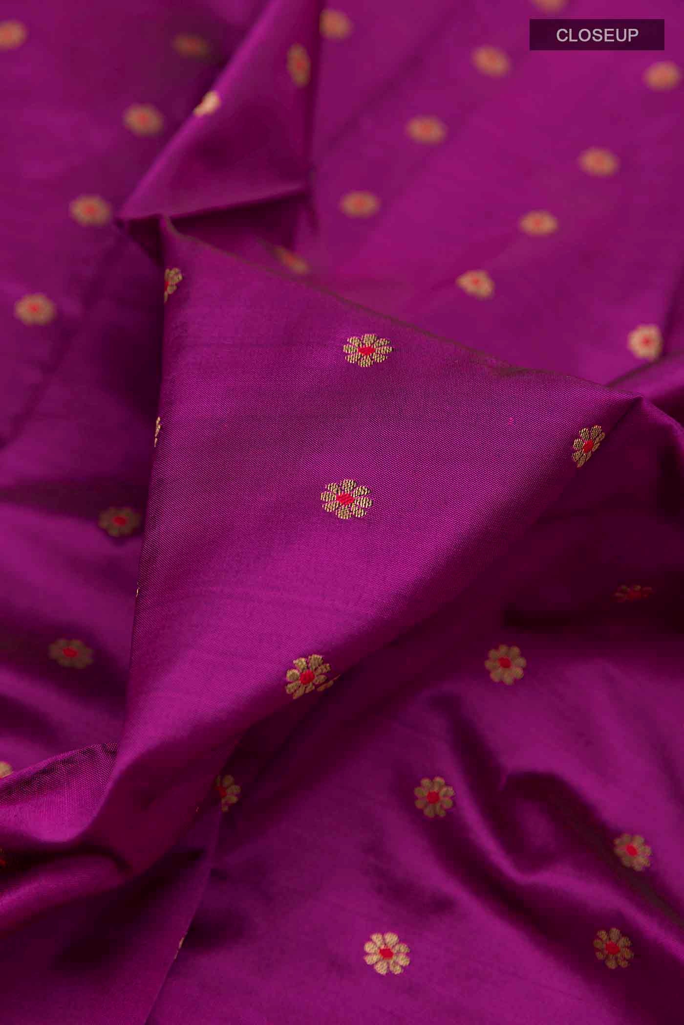 Purple Paithani Silk Saree - Image 2