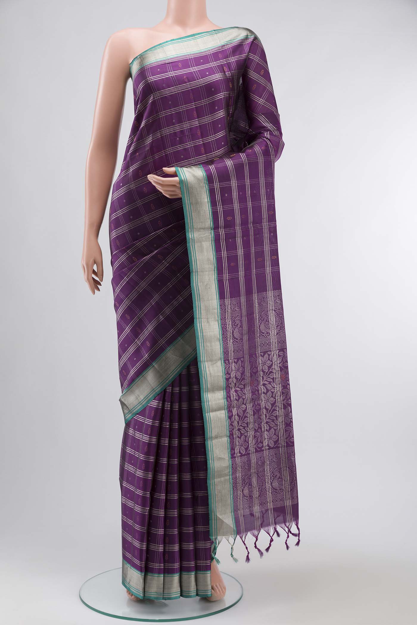 Purple Soft Silk Saree
