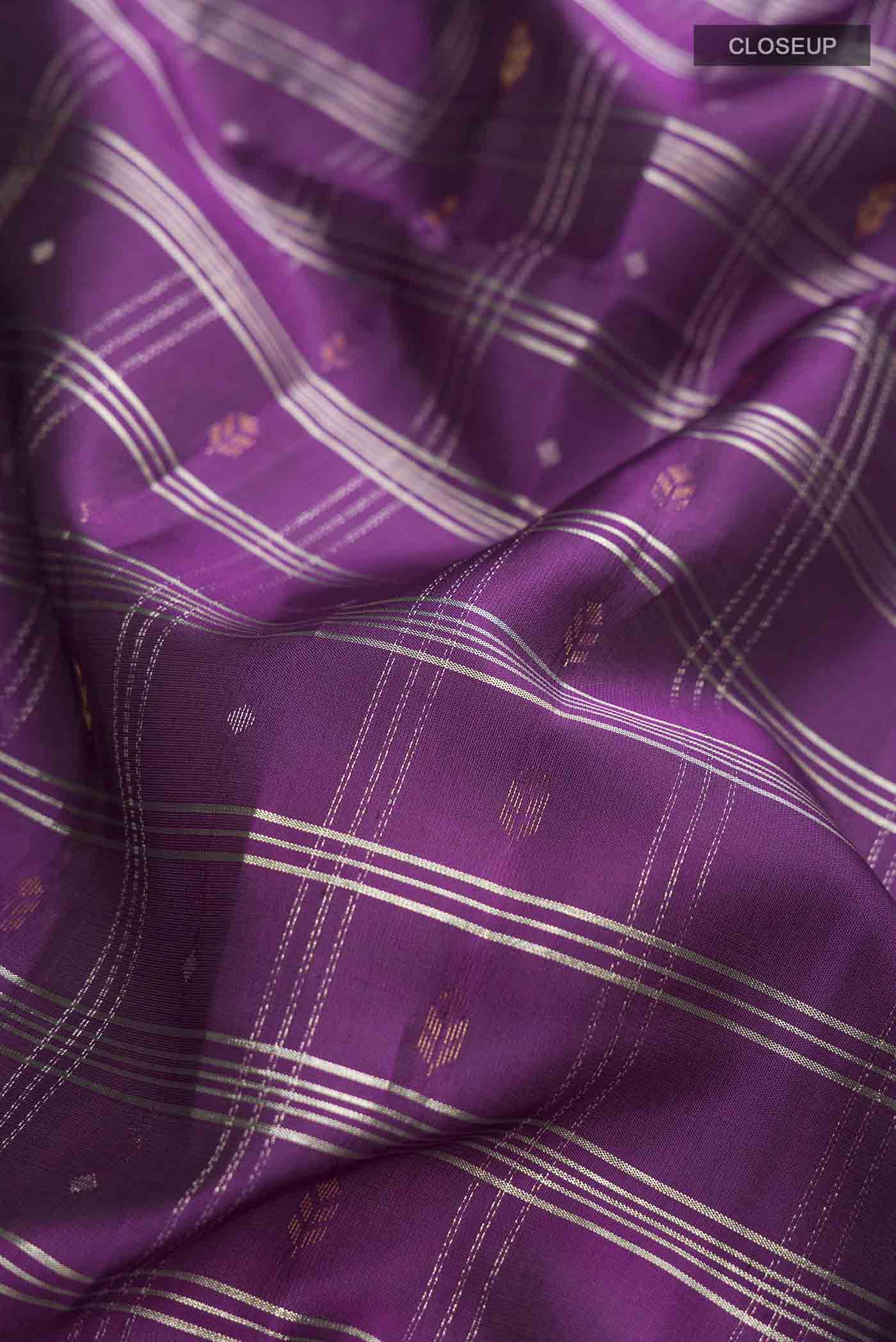 Purple Soft Silk Saree - Image 2