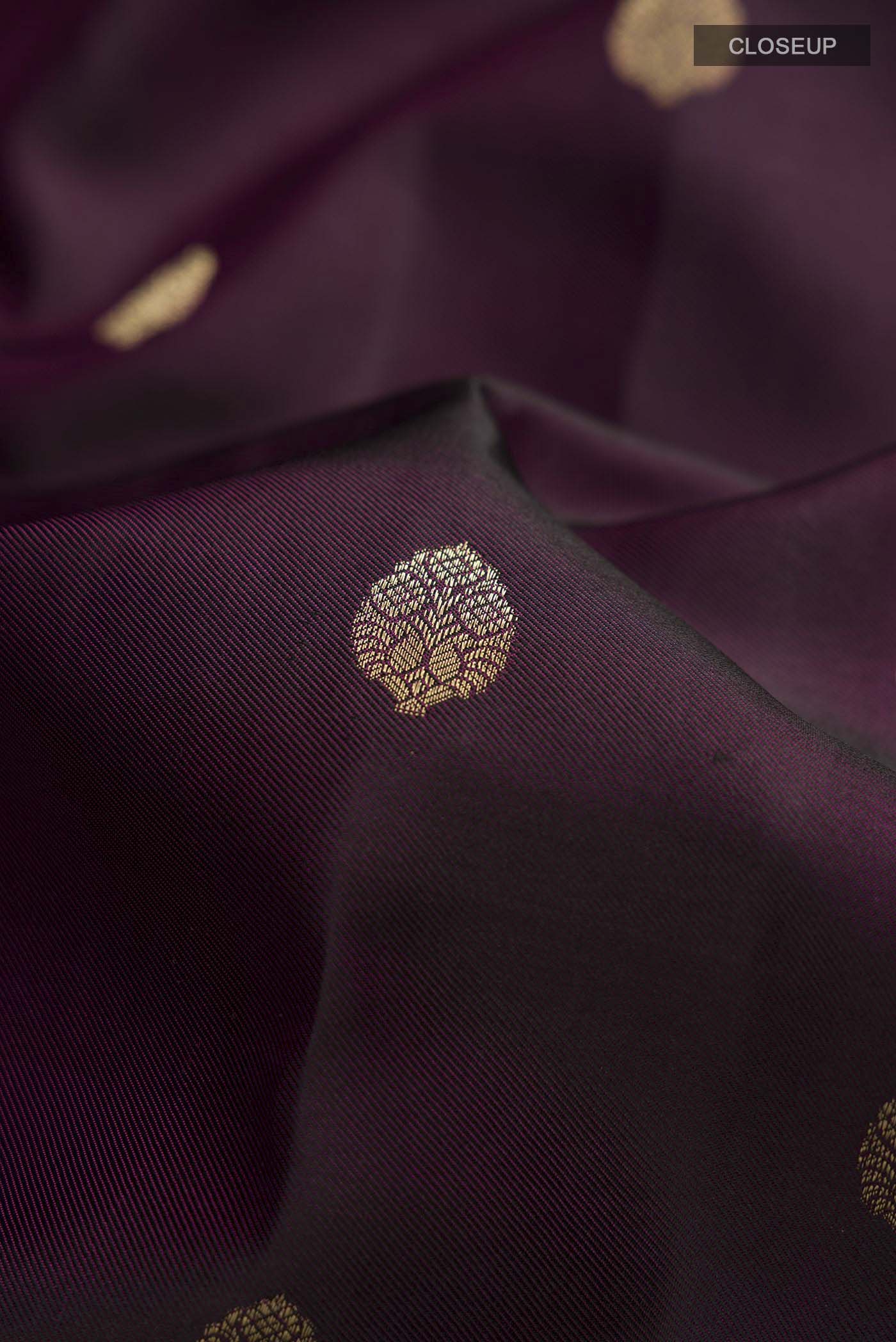 Purple Soft Silk Saree - Image 2