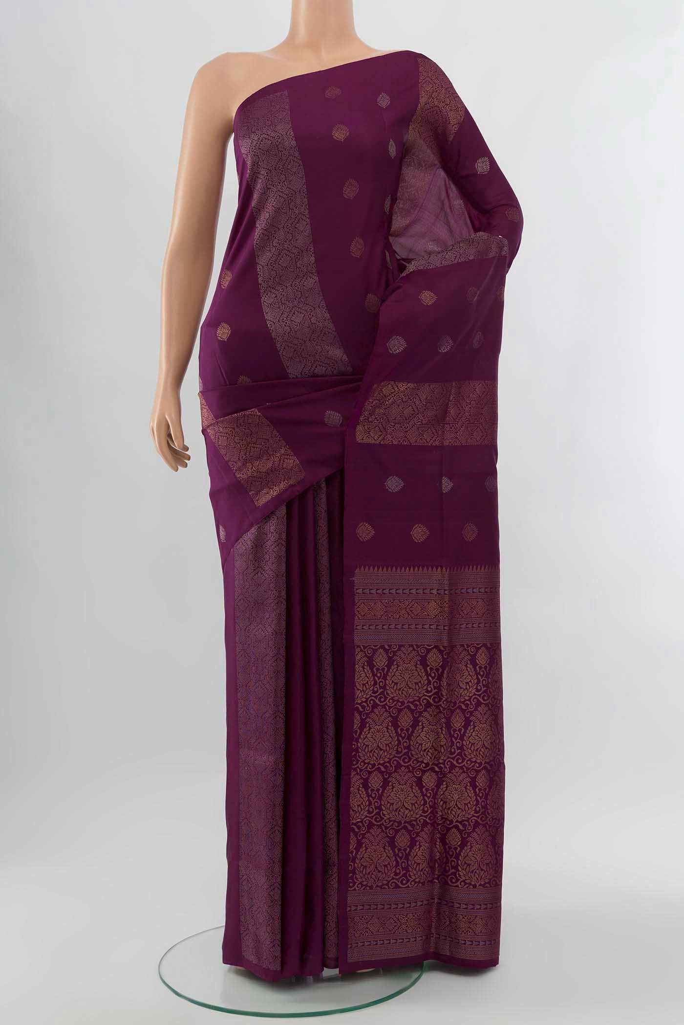 Purple Soft Silk Saree