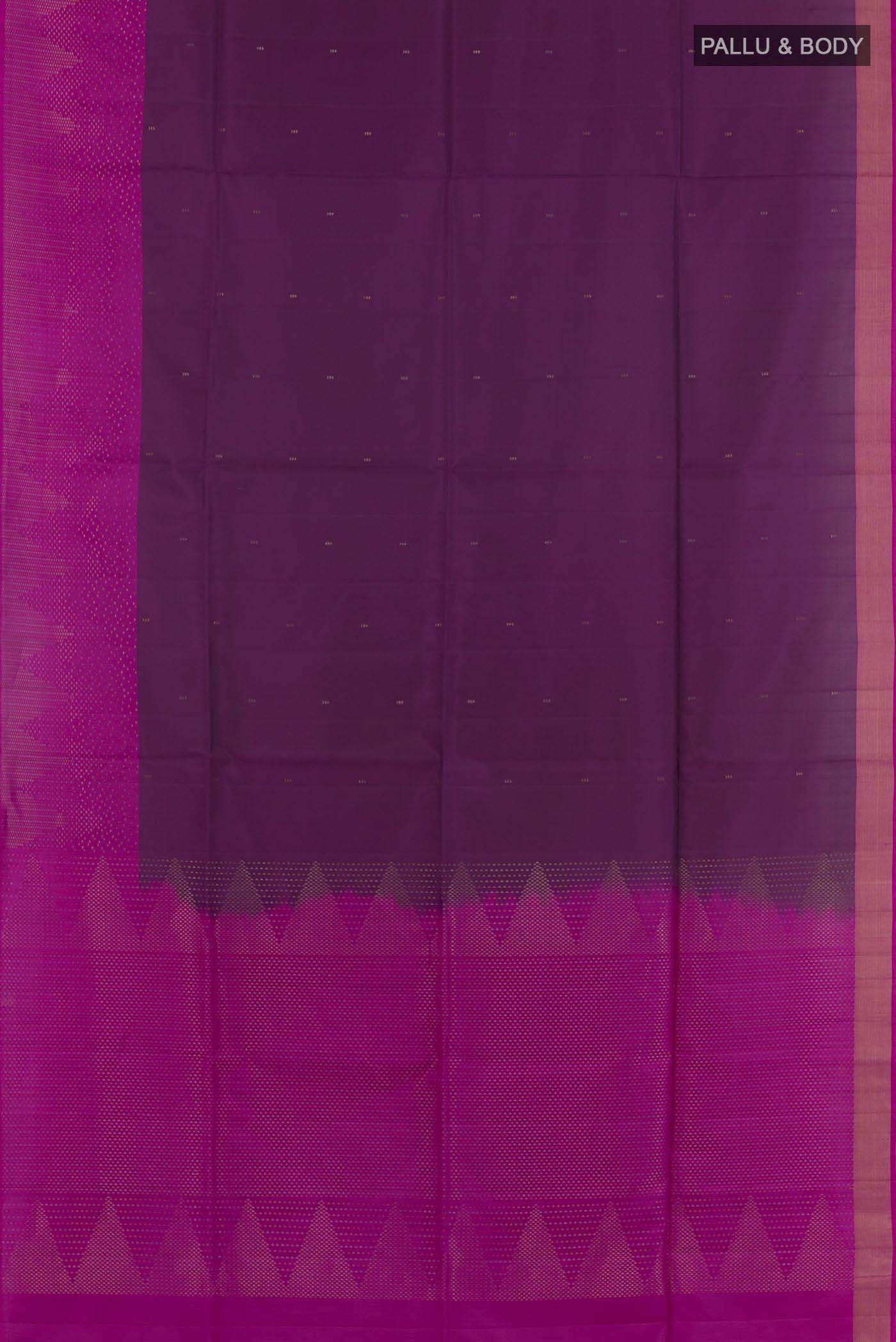 Purple Soft Silk Saree - Image 3