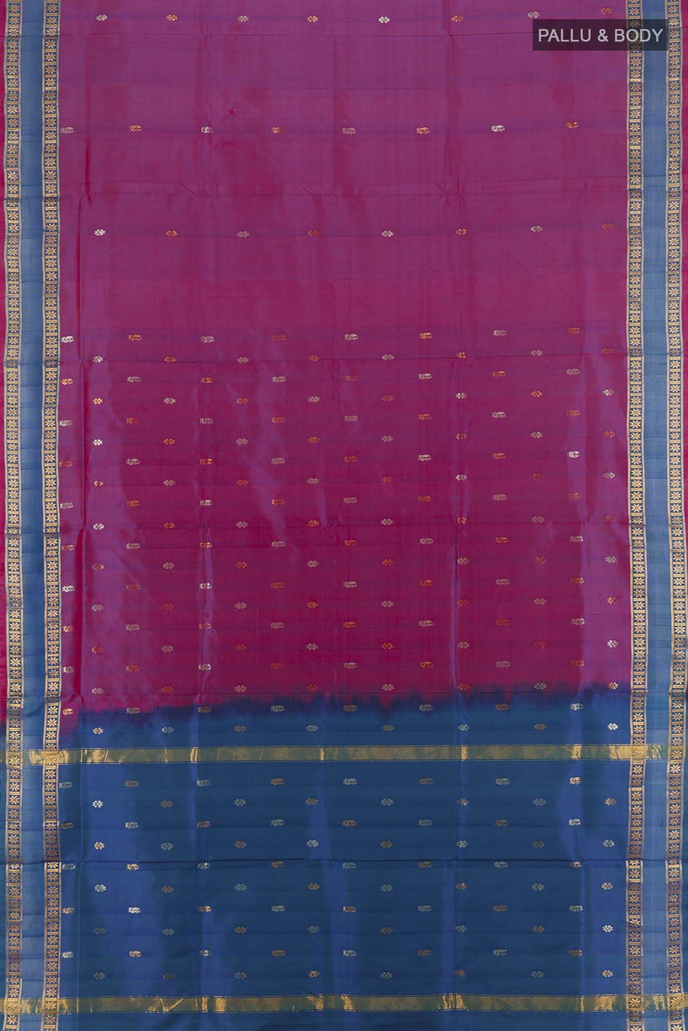 Purple Uppada Silk Saree - Image 5