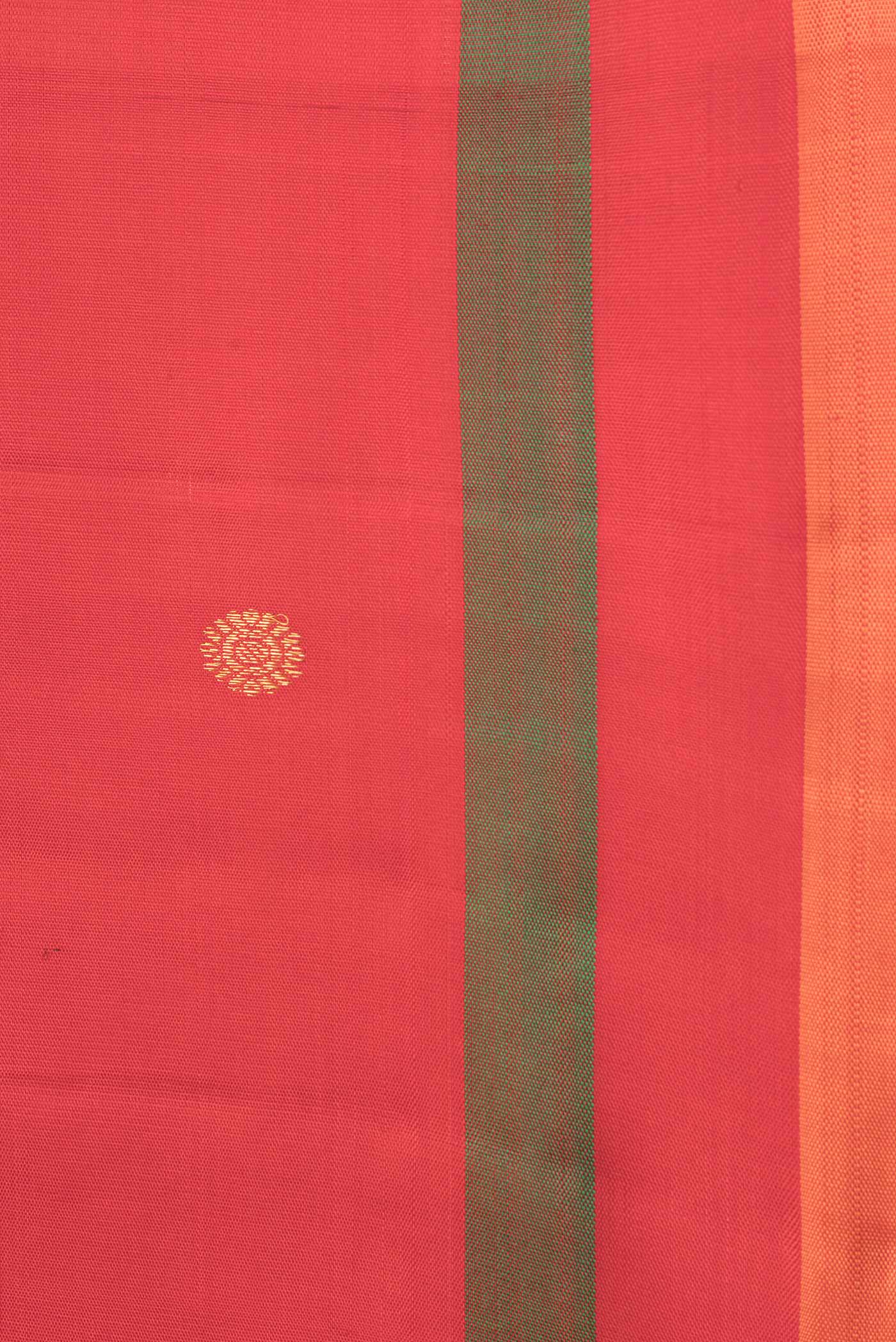 Red Kanchipuram Silk Saree - Image 3