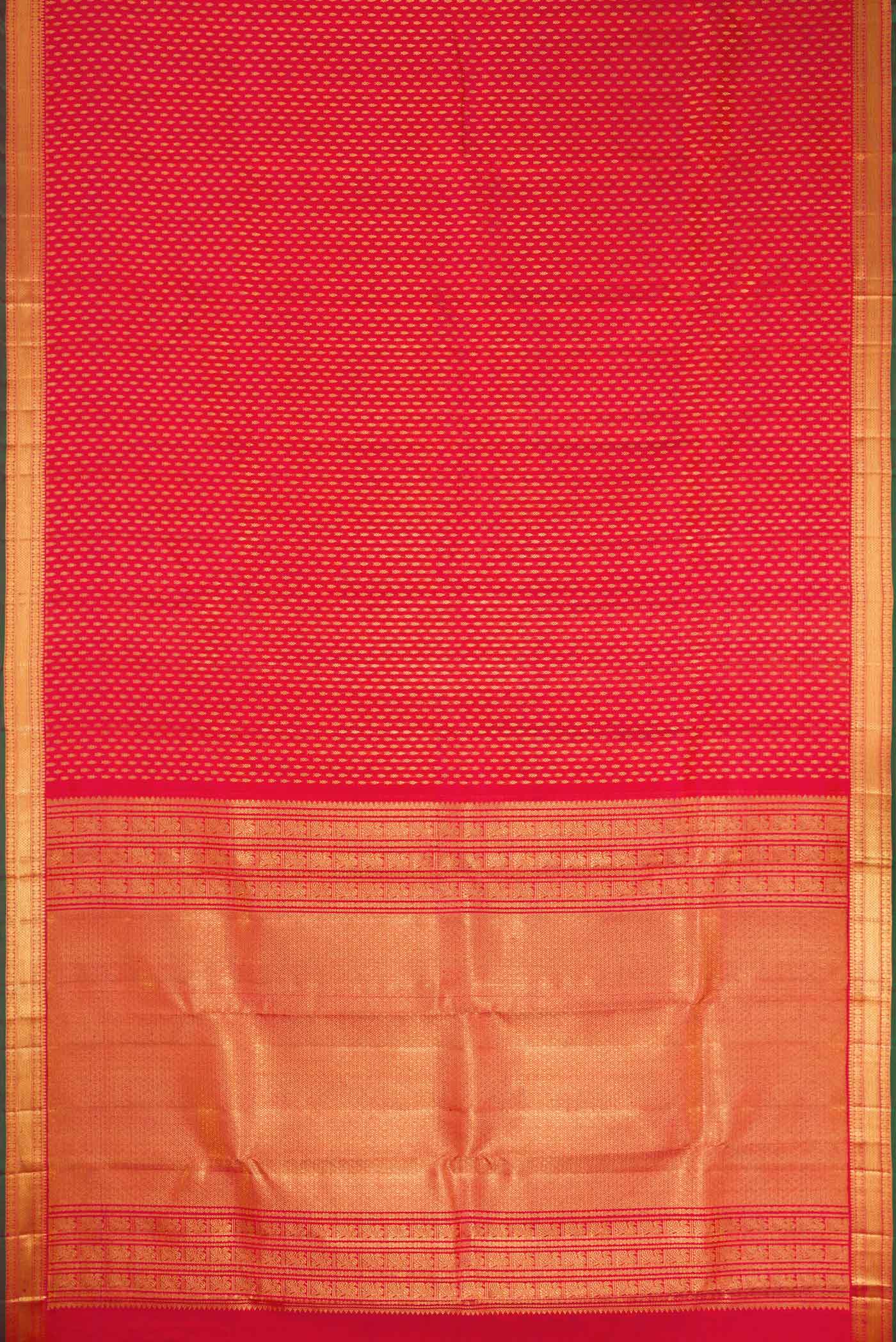 Pink Kanjivaram Silk Saree - Image 6