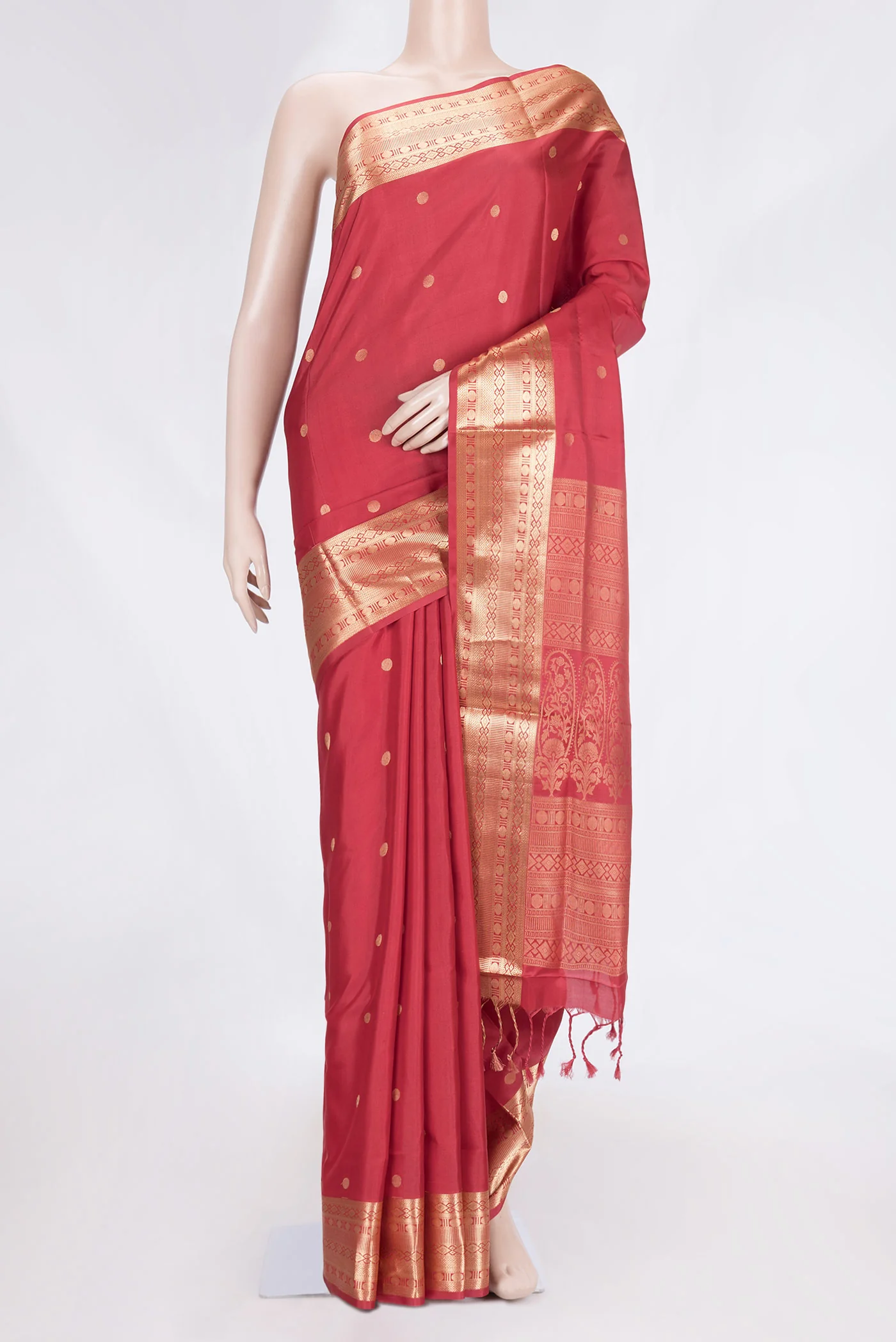 Red Soft Silk Saree