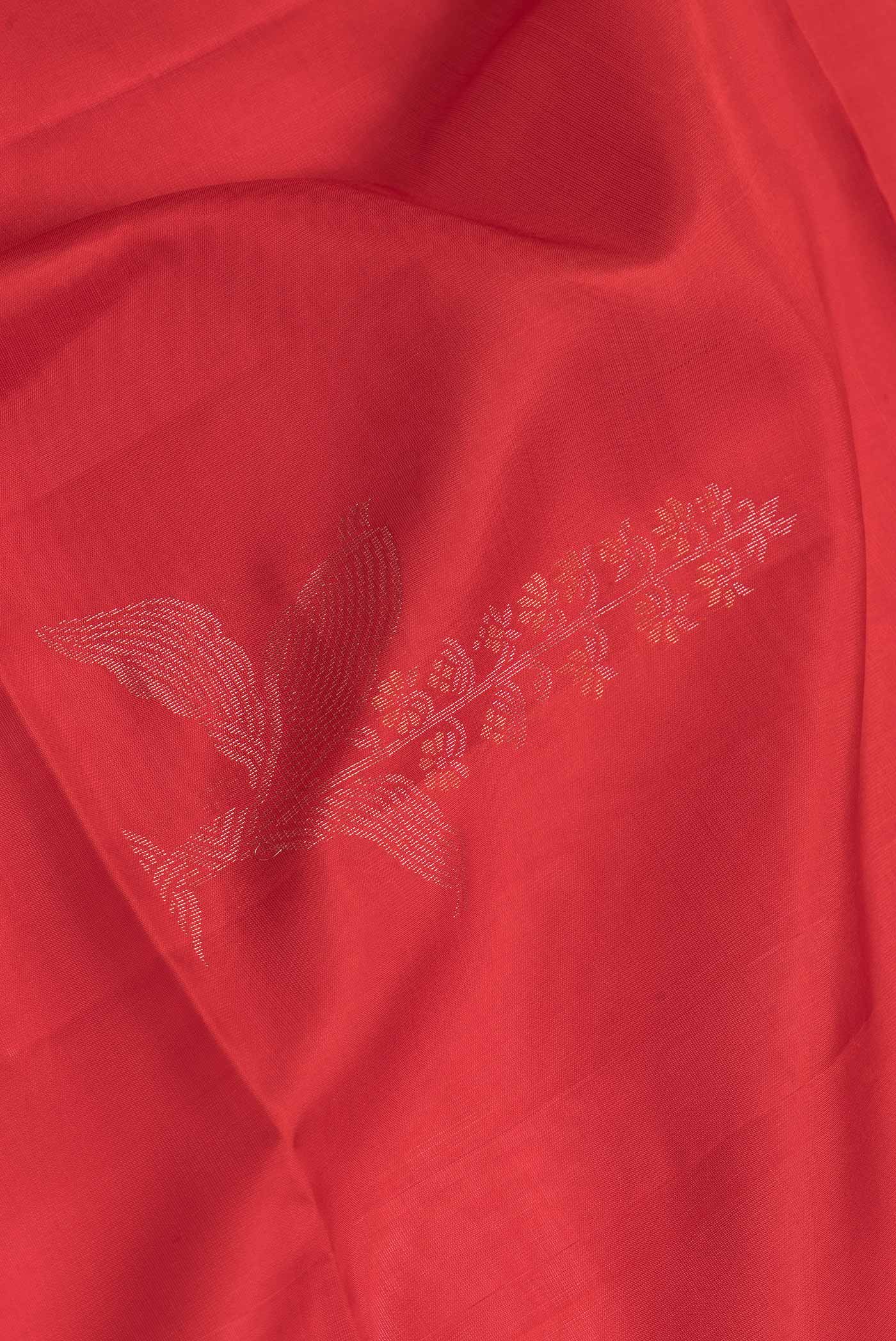 Red Soft Silk Saree - Image 2