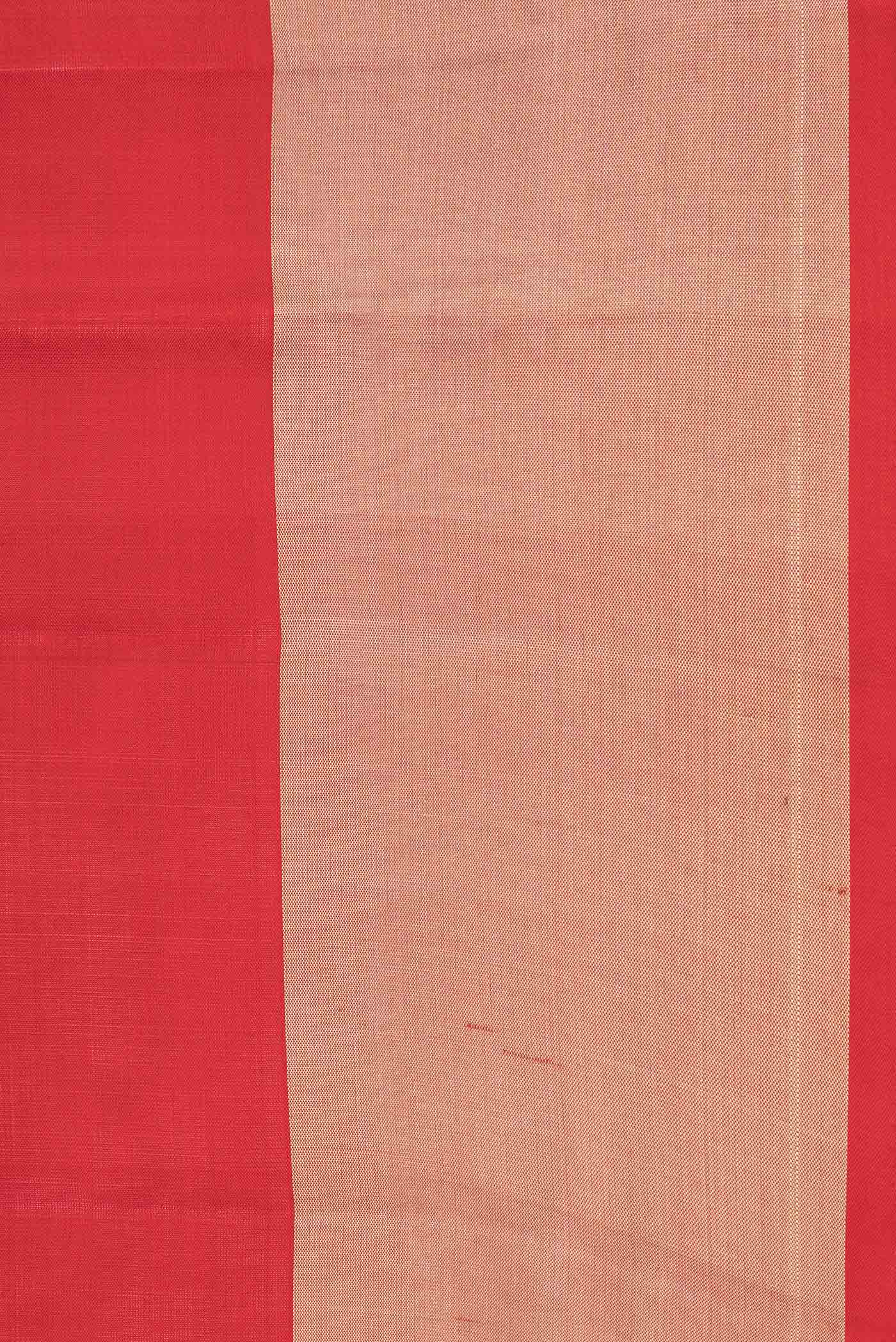 Red Soft Silk Saree - Image 3