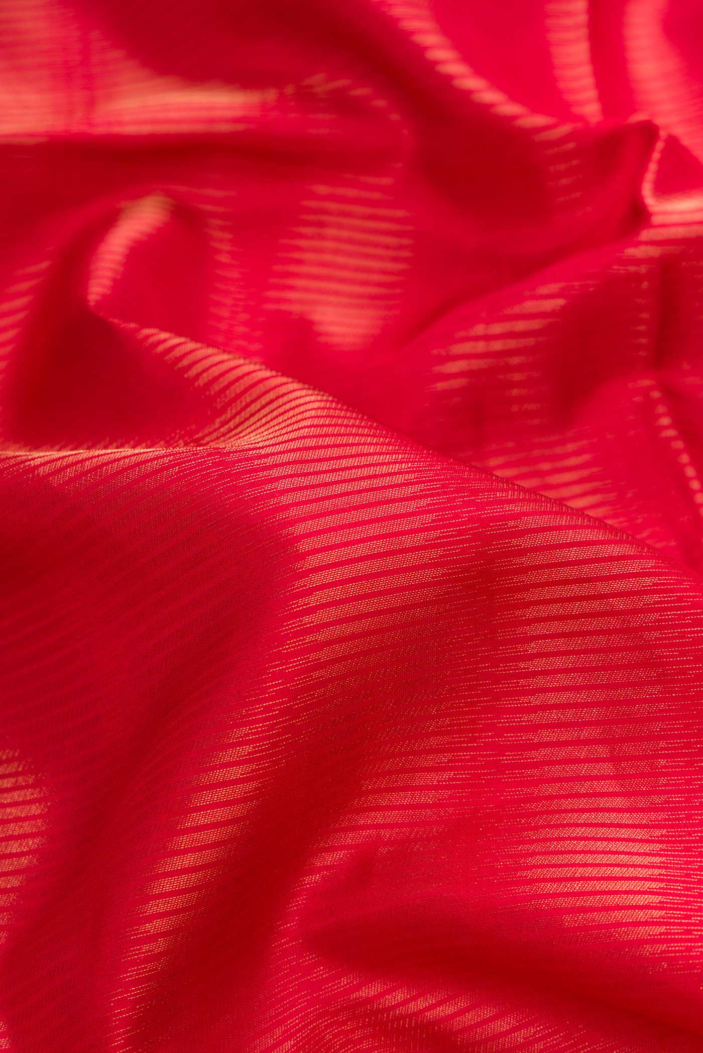 Red Soft Silk Saree - Image 2