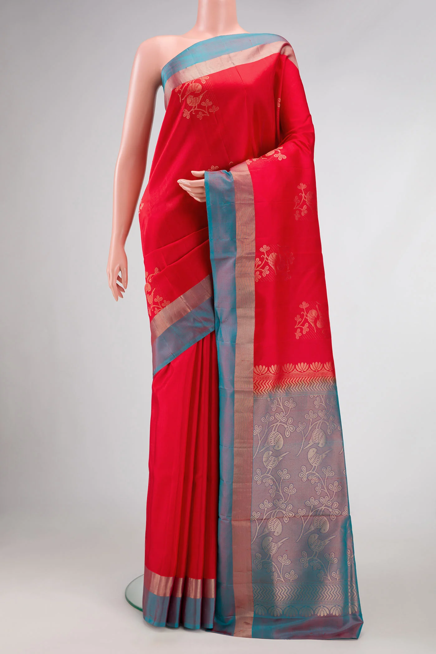Red Soft Silk Saree