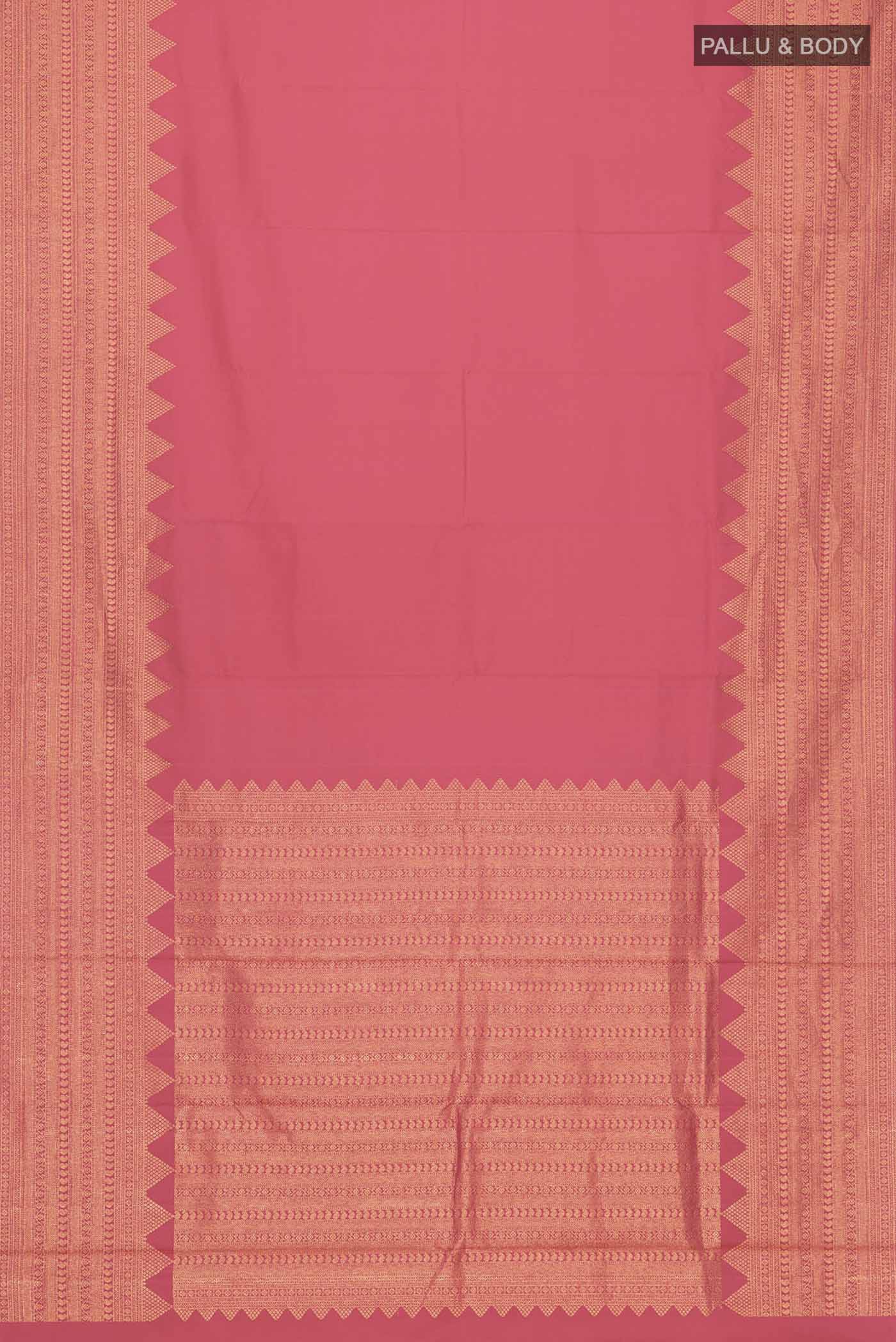 Red Kanjivaram Silk Saree - Image 6