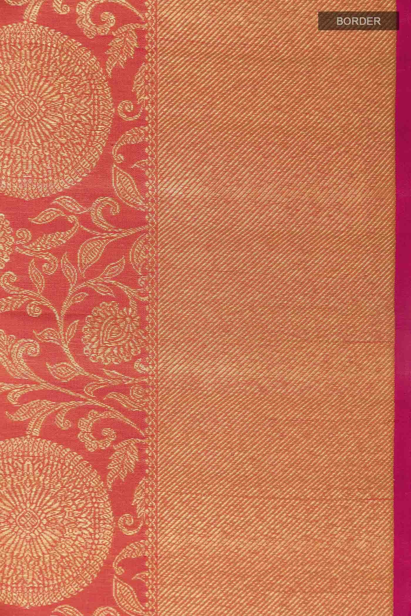 Red Kanjivaram Silk Saree - Image 3