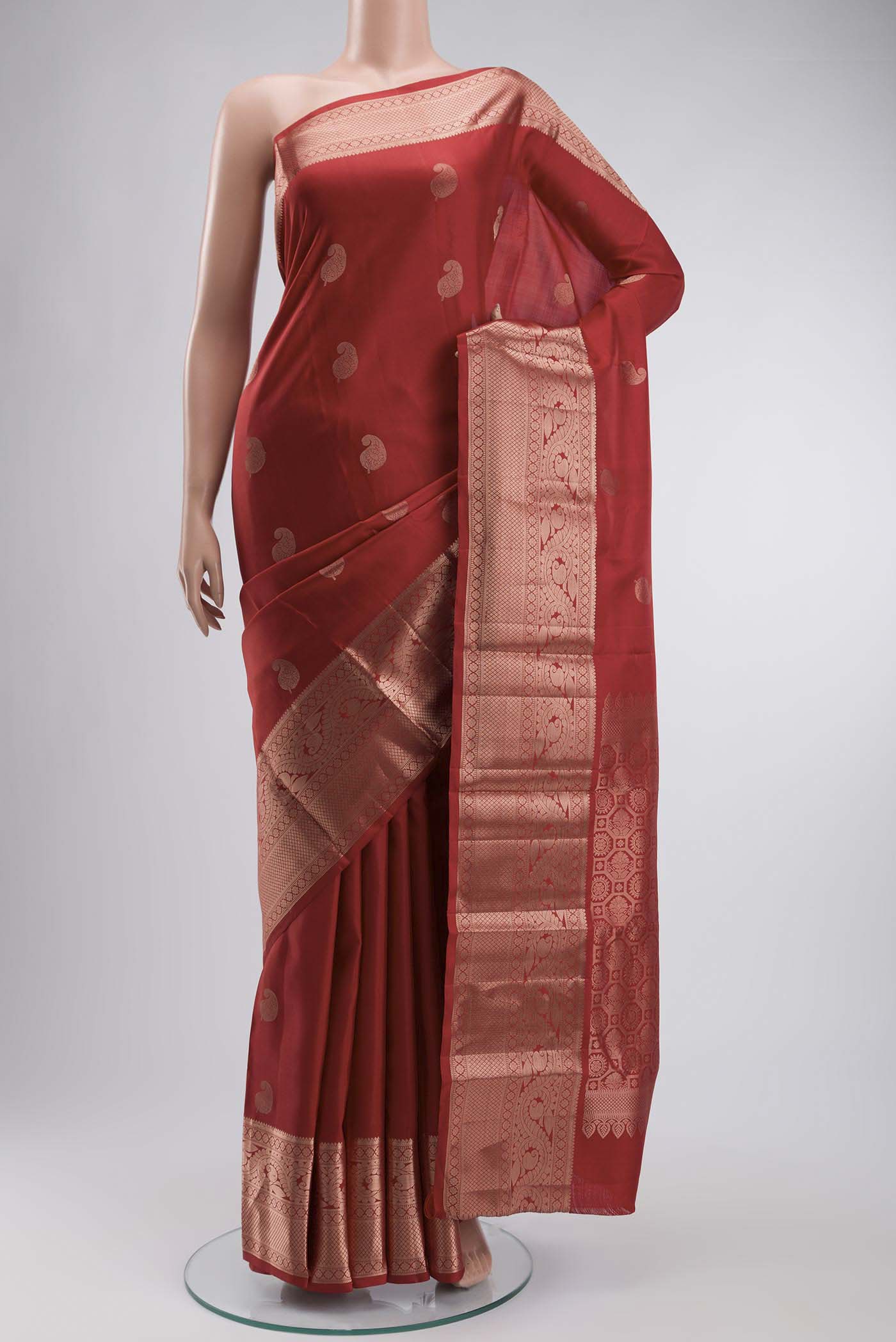 Red Kanjivaram Silk Saree