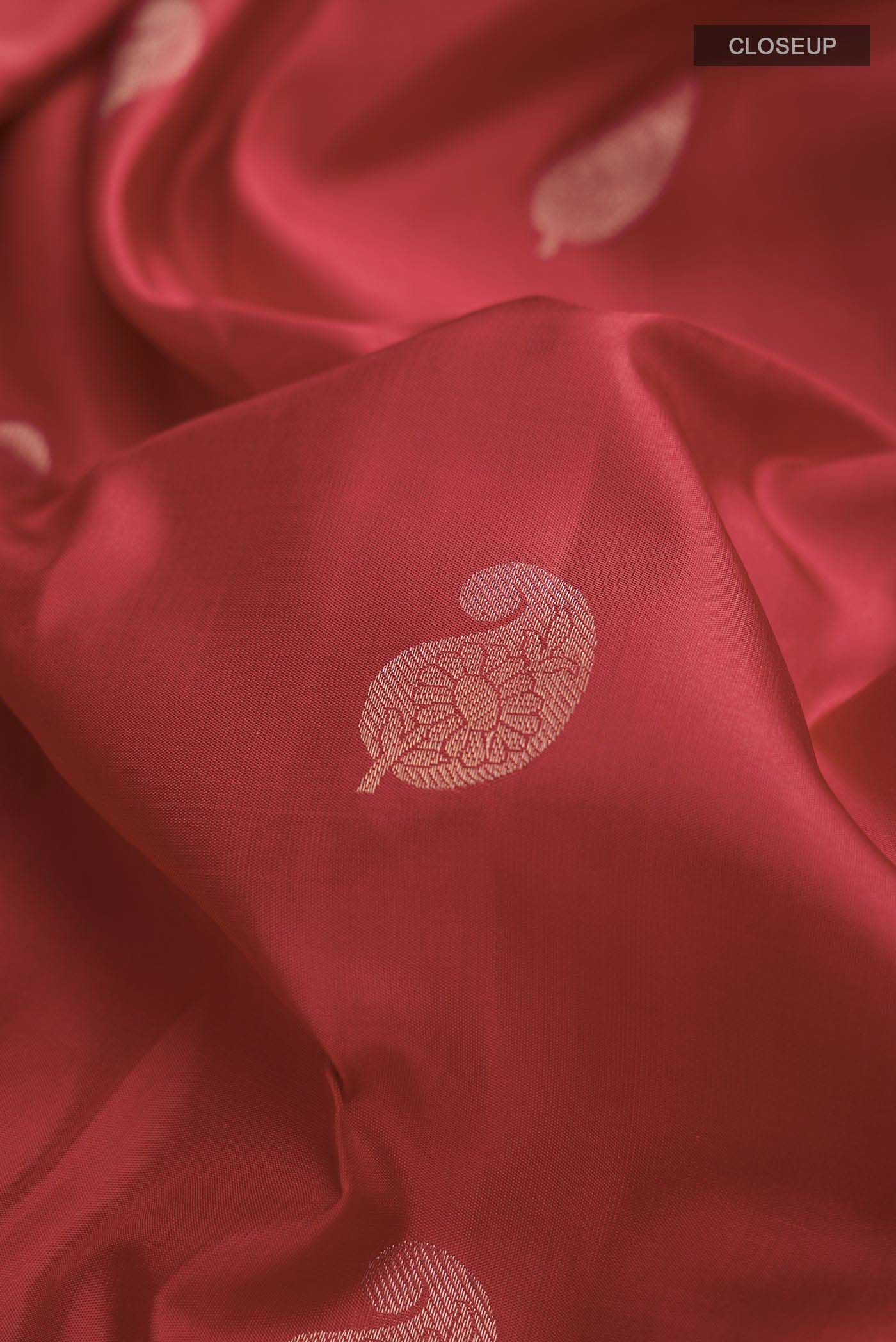 Red Kanjivaram Silk Saree - Image 2