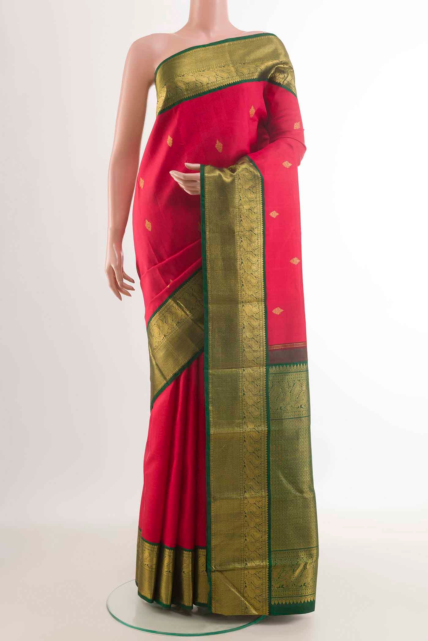 Red Kanjivaram Silk Saree