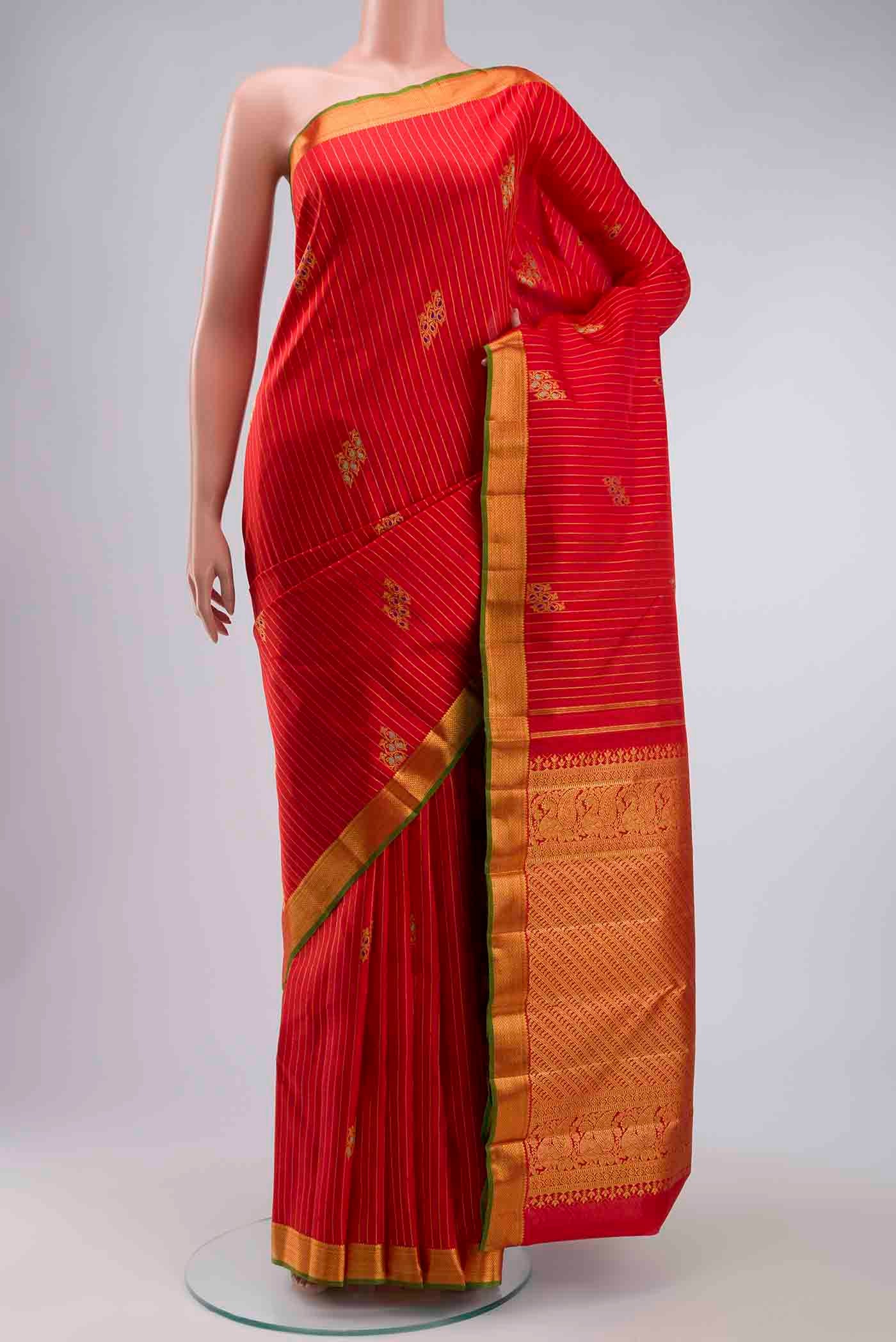 Red Kanjivaram Silk Saree