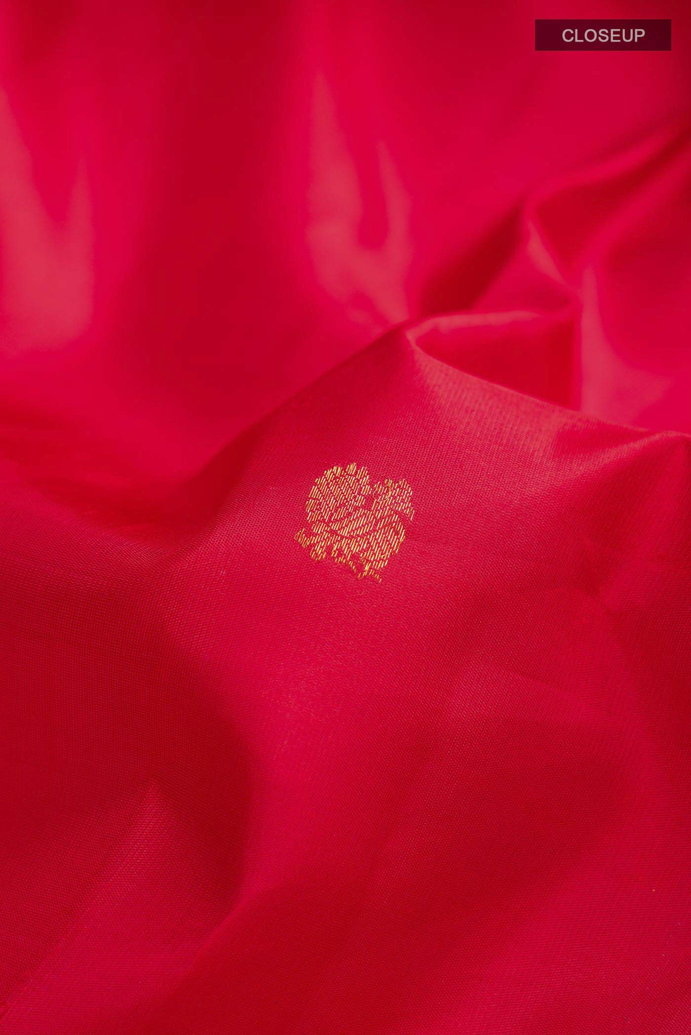 Red Kanjivaram Silk Saree - Image 2