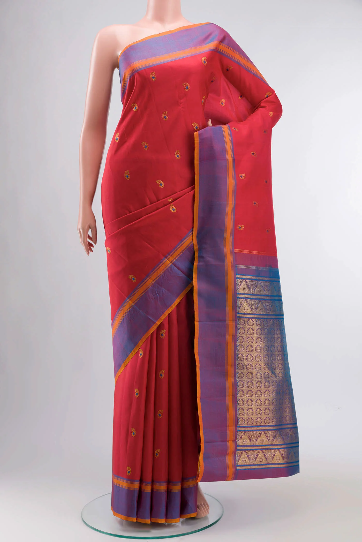 Red Kanjivaram Silk Saree