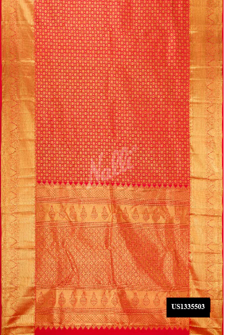 Red Kanchipuram Silk Saree