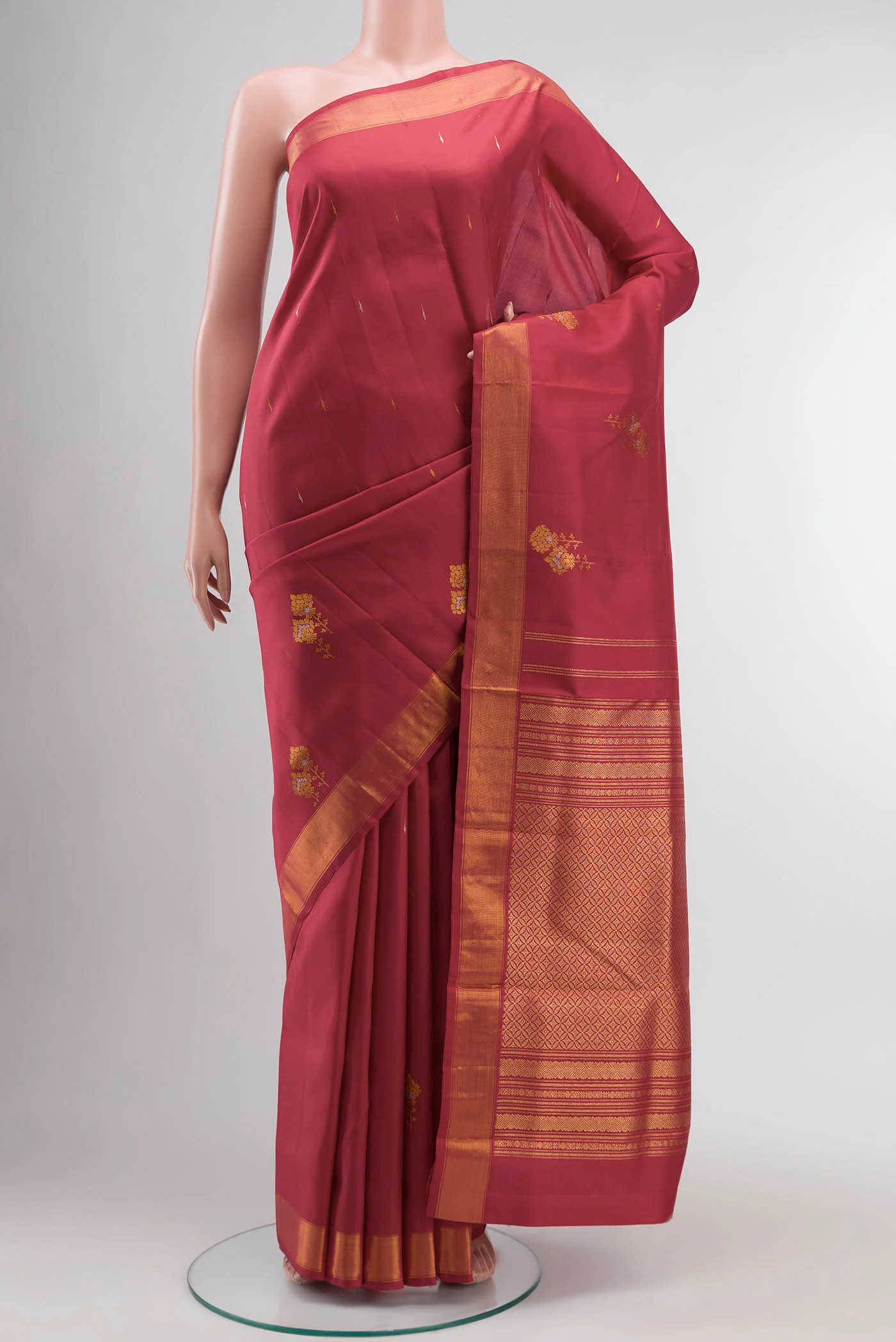 Red Kanjivaram Silk Saree