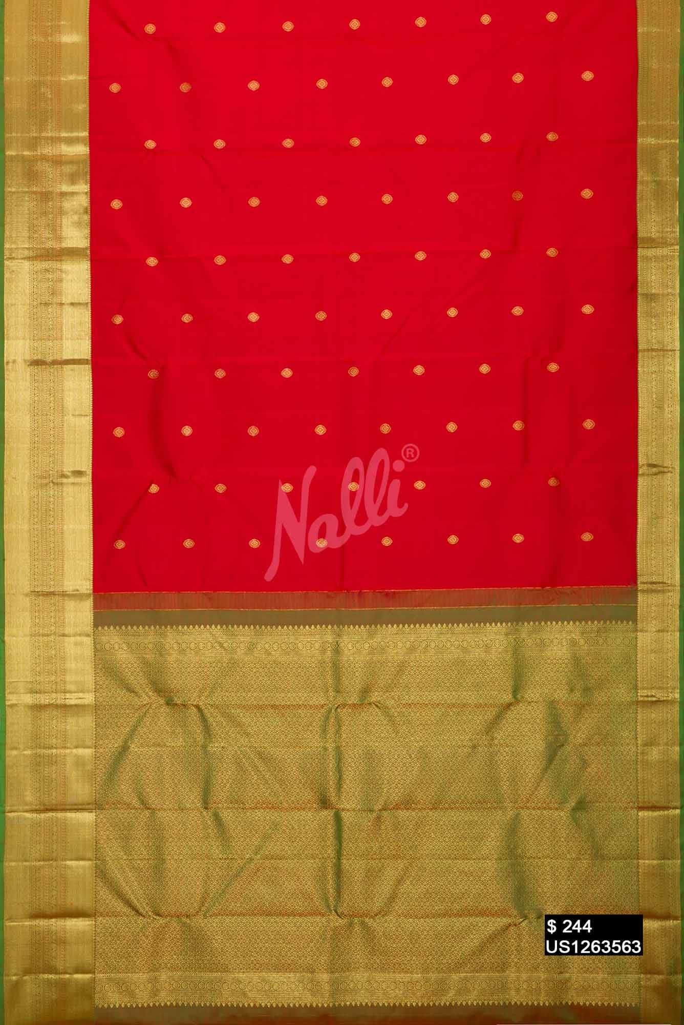 Red Kanchipuram Silk Saree