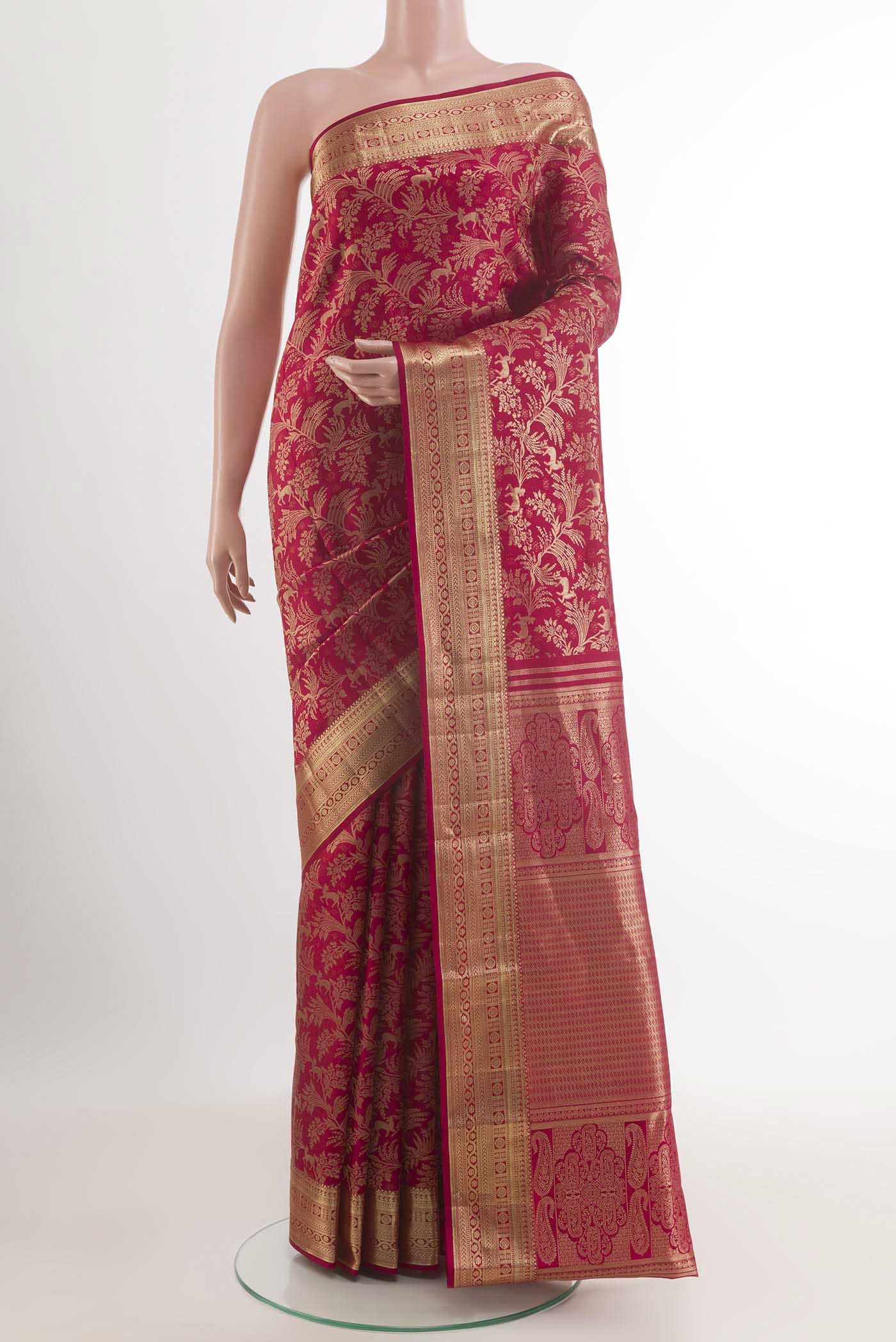 Red Kanjivaram Silk Saree