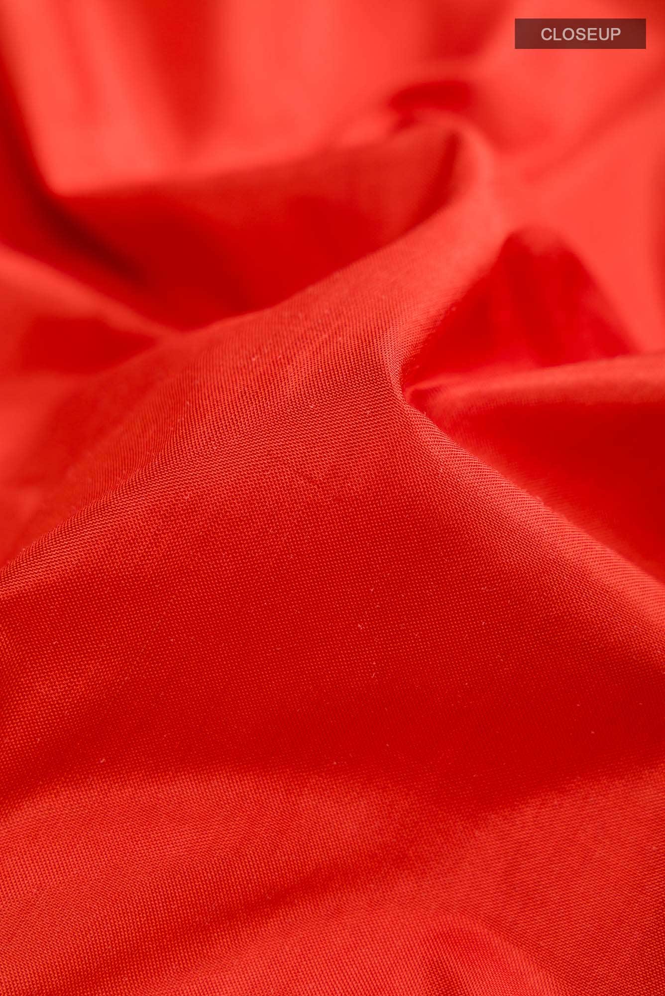 Red Pochampally Silk Saree - Image 3