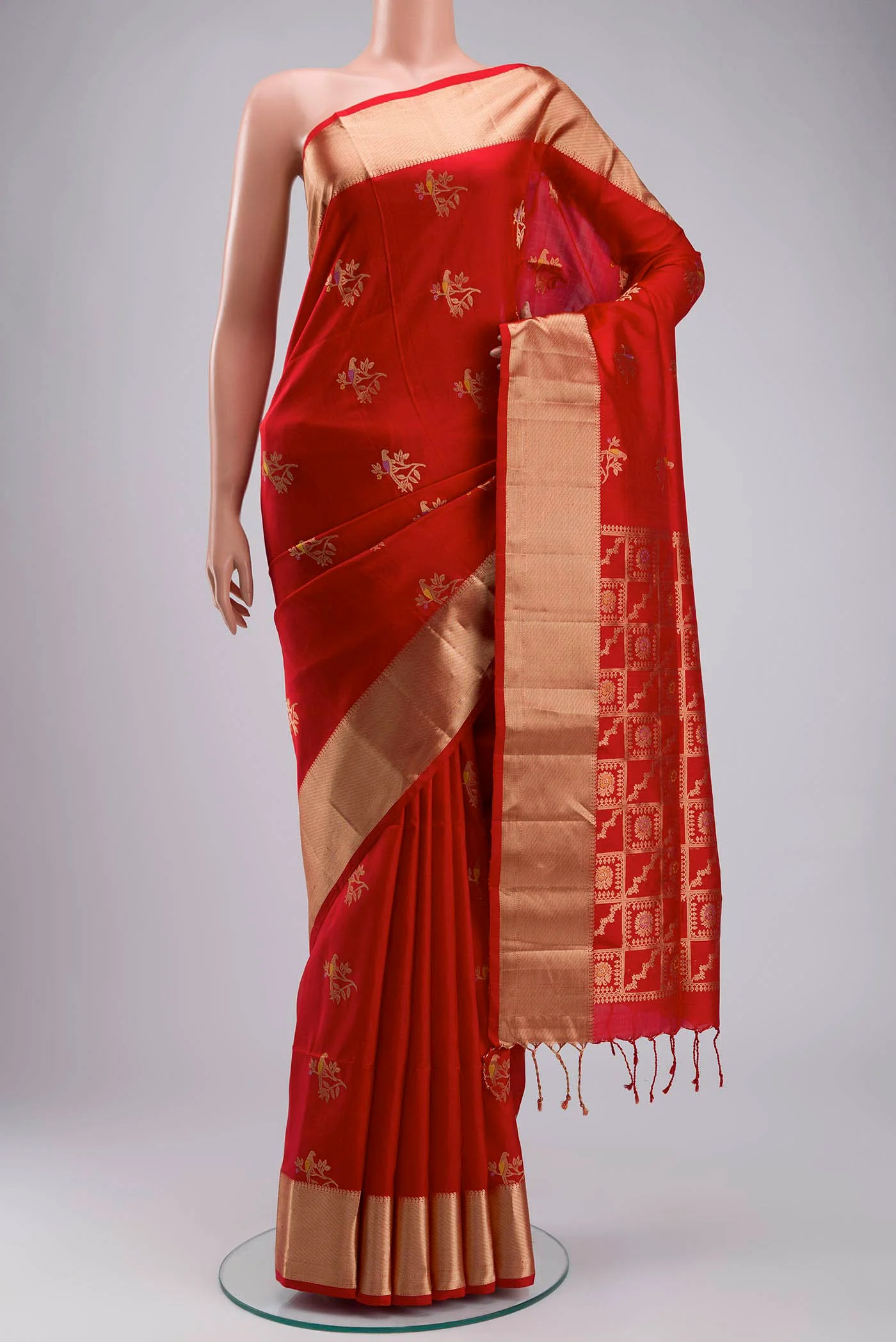 Red Soft Silk Saree