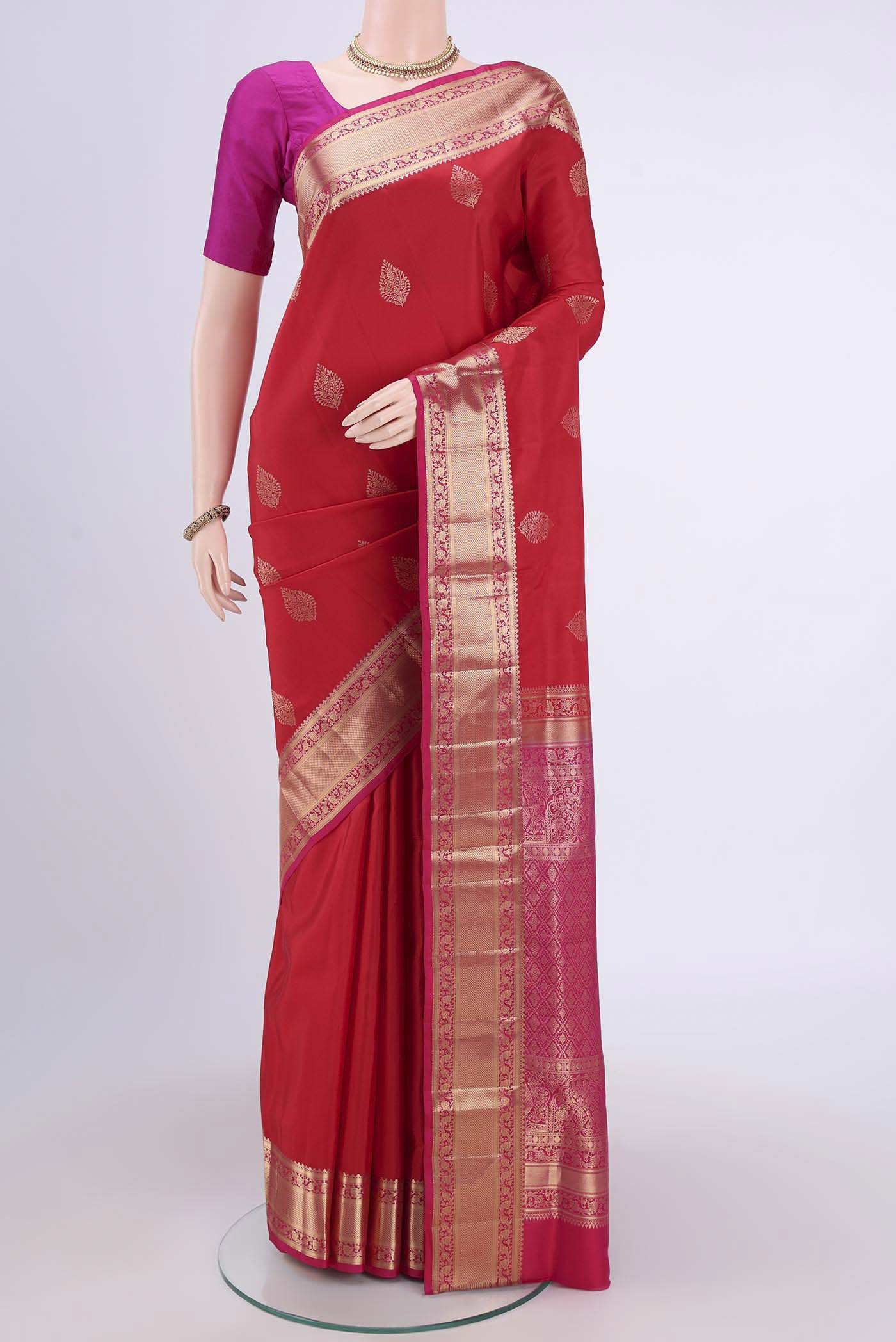 Red Soft Silk Saree